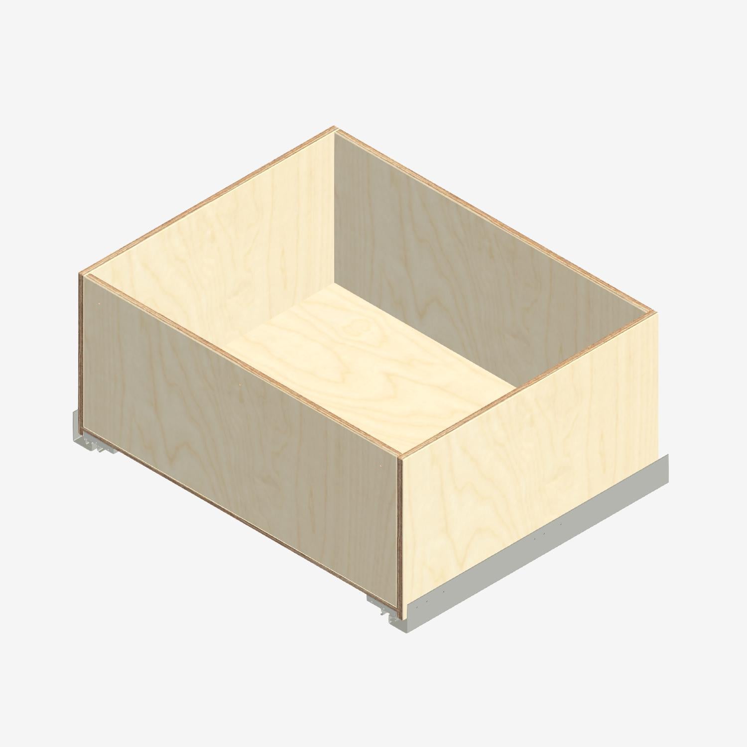 Custom Plywood Drawer Box in Natural Plywood Made in Ply