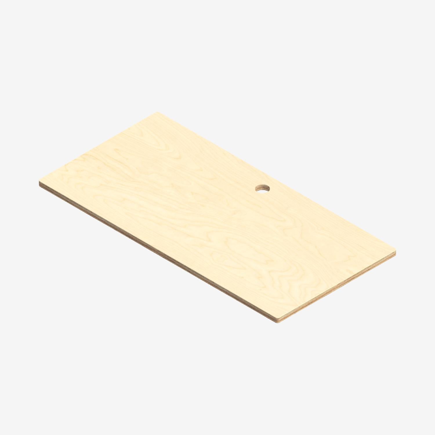 Custom Plywood Desktop in Natural Plywood