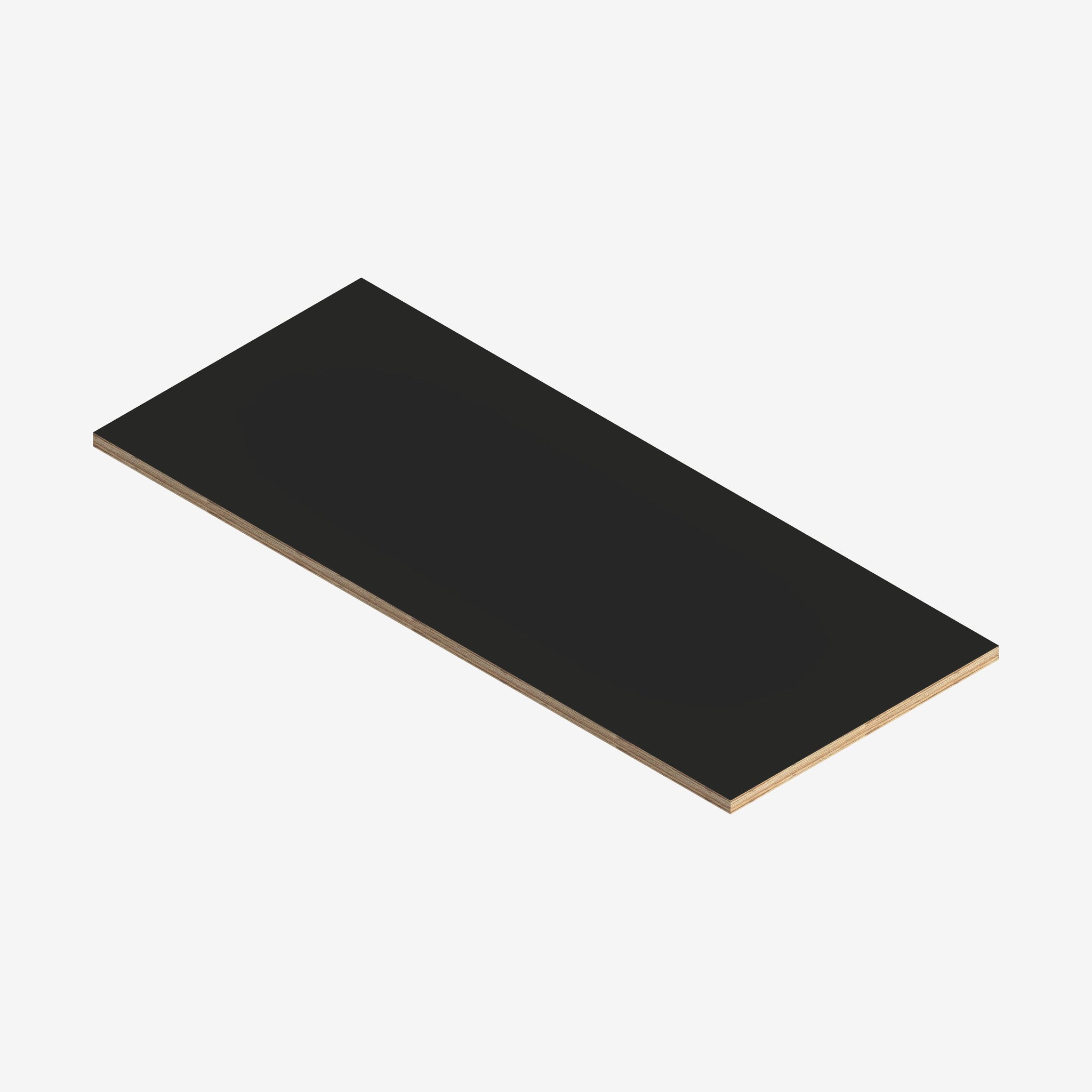 Custom Plywood Desktop in Laminated Plywood Diamond Black