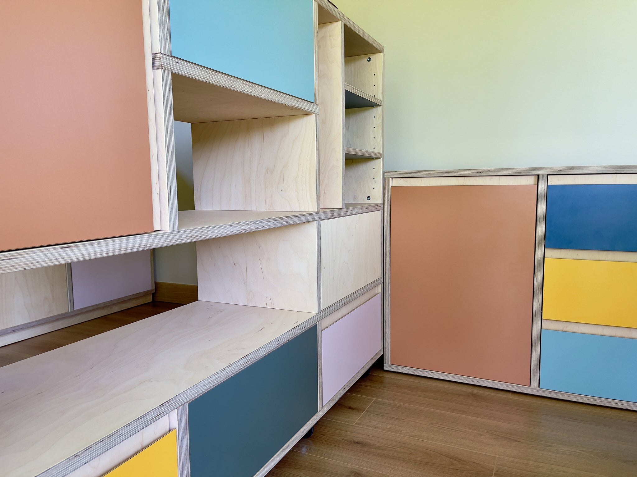 Custom Plywood Home Office