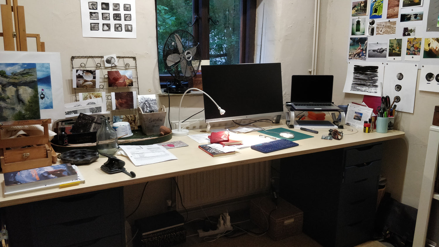 Custom Plywood Desktop