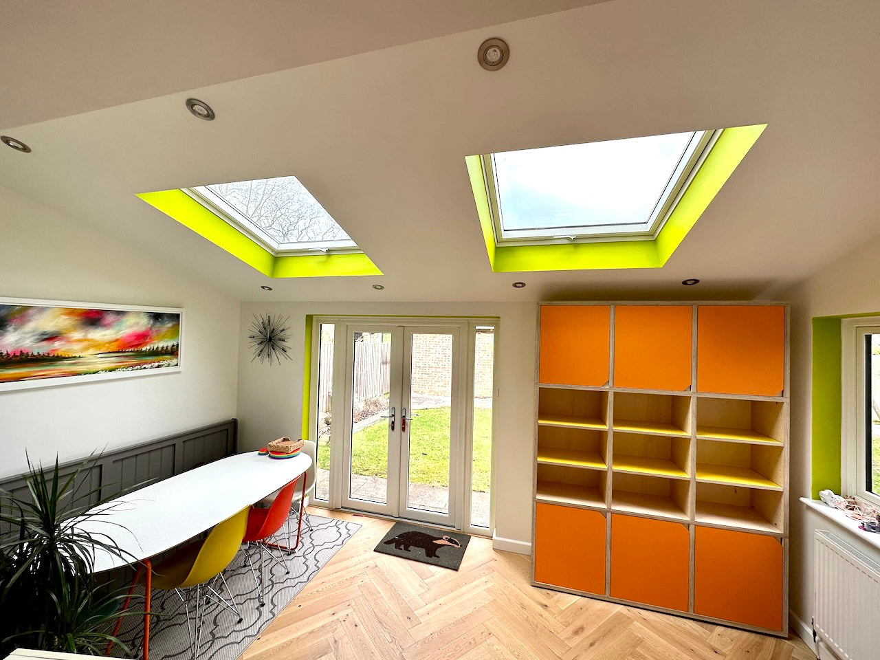 Plywood Wall Storage