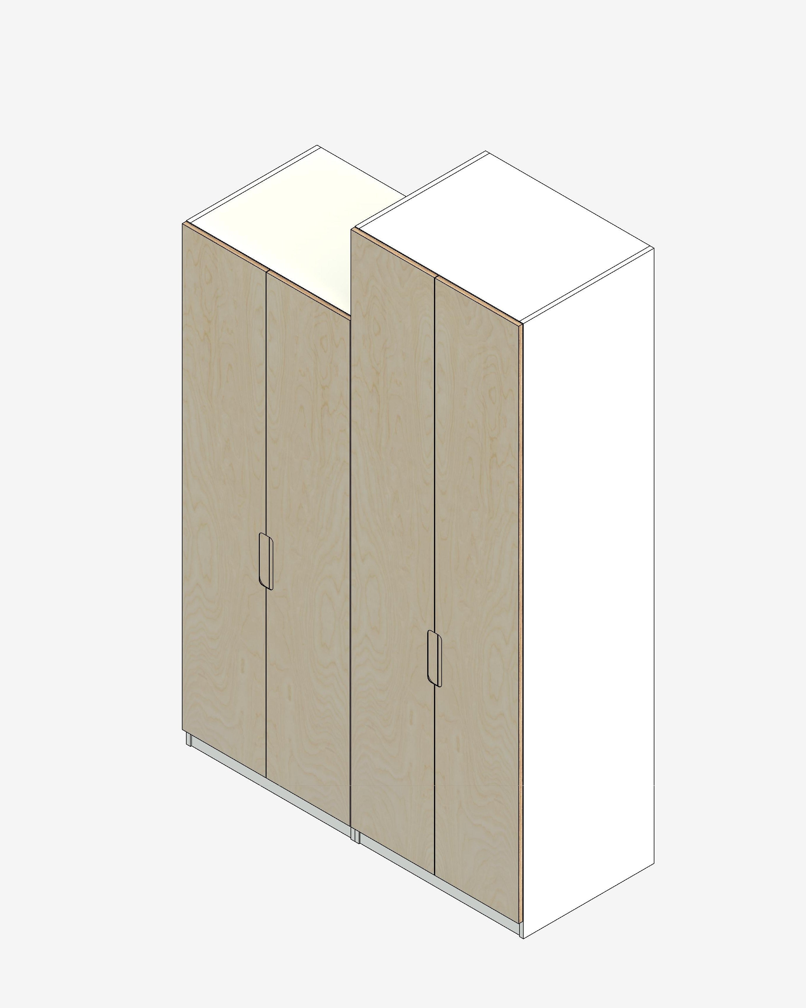 Custom Door Fronts on PAX Wardrobe