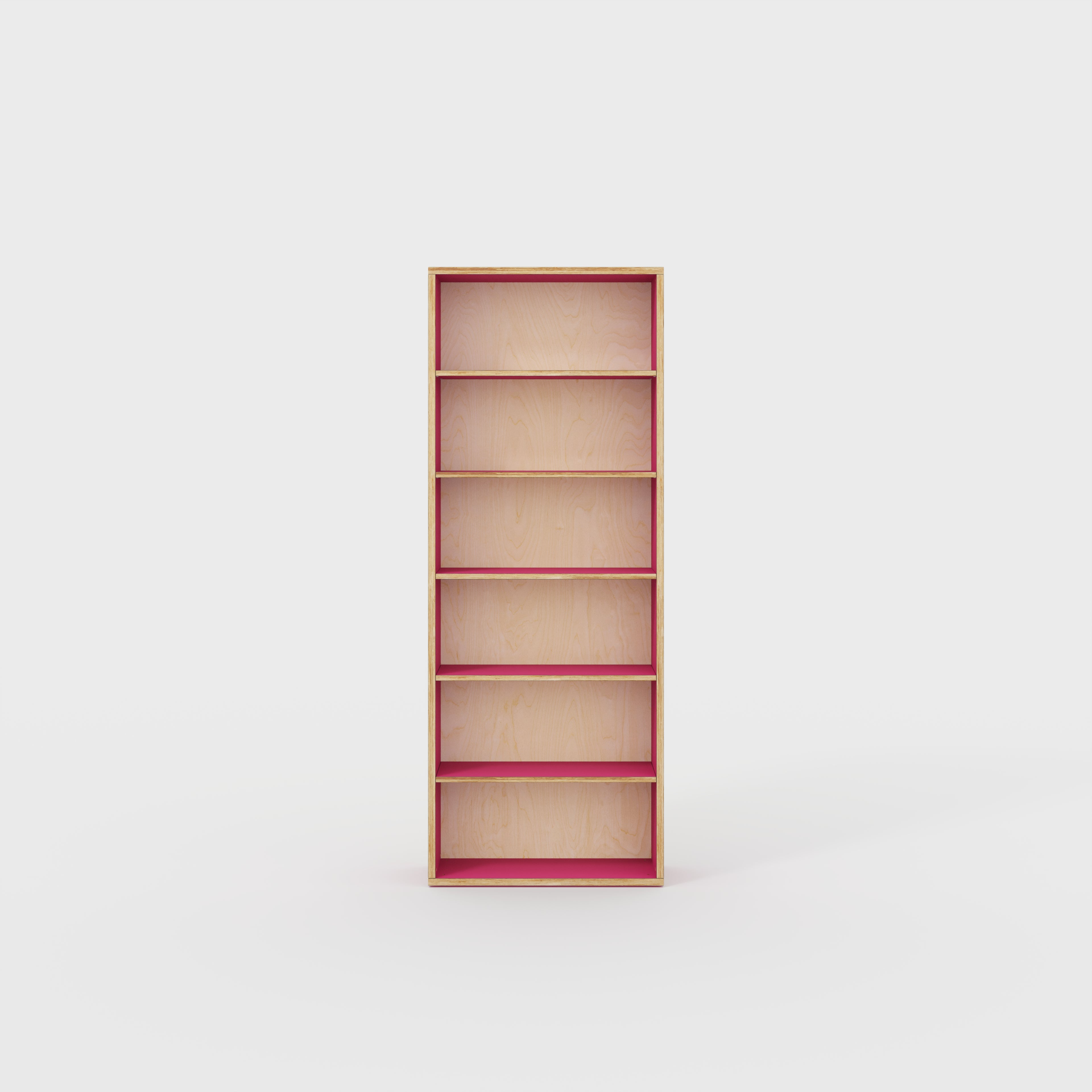 Bookshelves - Formica Juicy Pink - 800(w) x 300(d) x 2100(h)