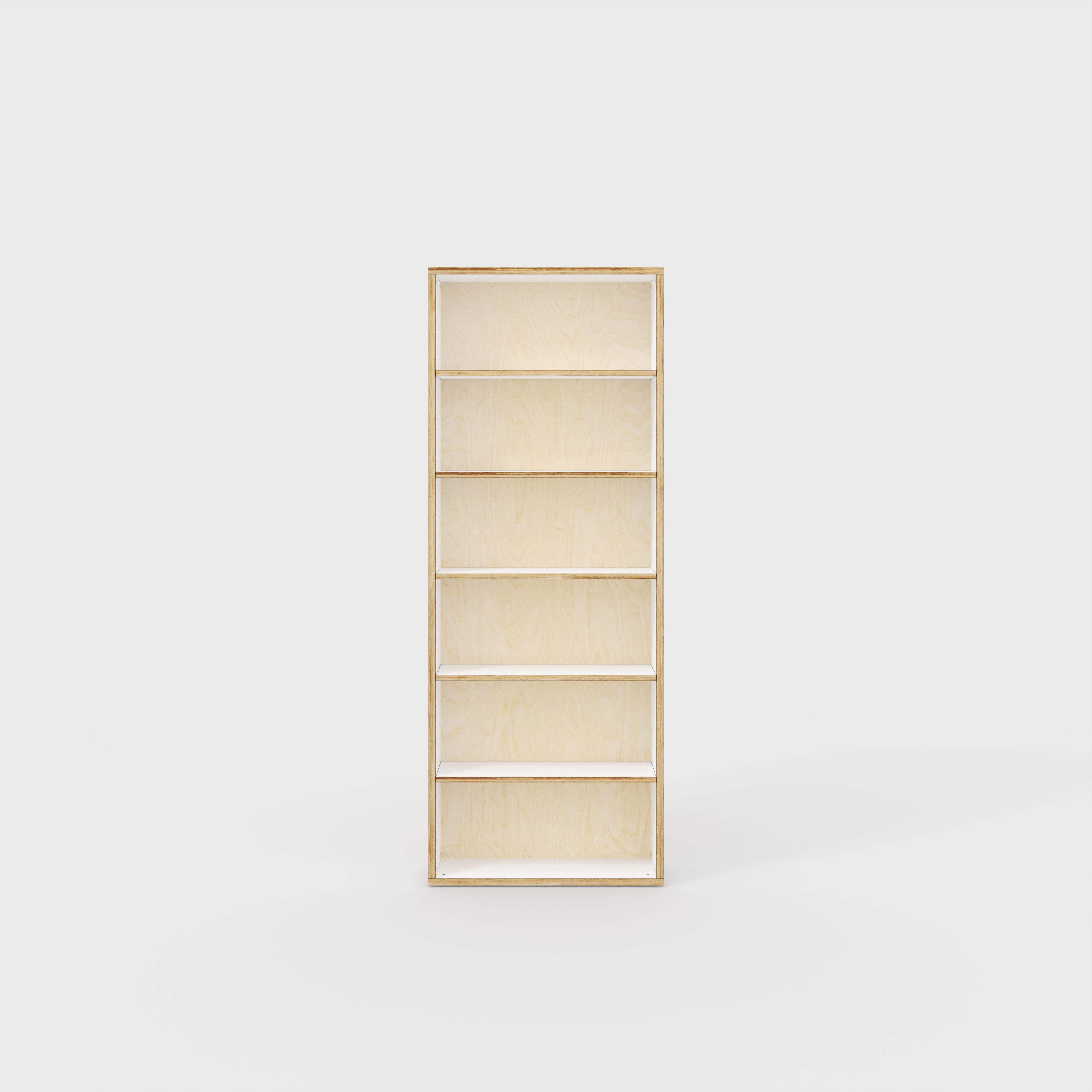 Bookshelves - Formica White - 800(w) x 300(d) x 2100(h)