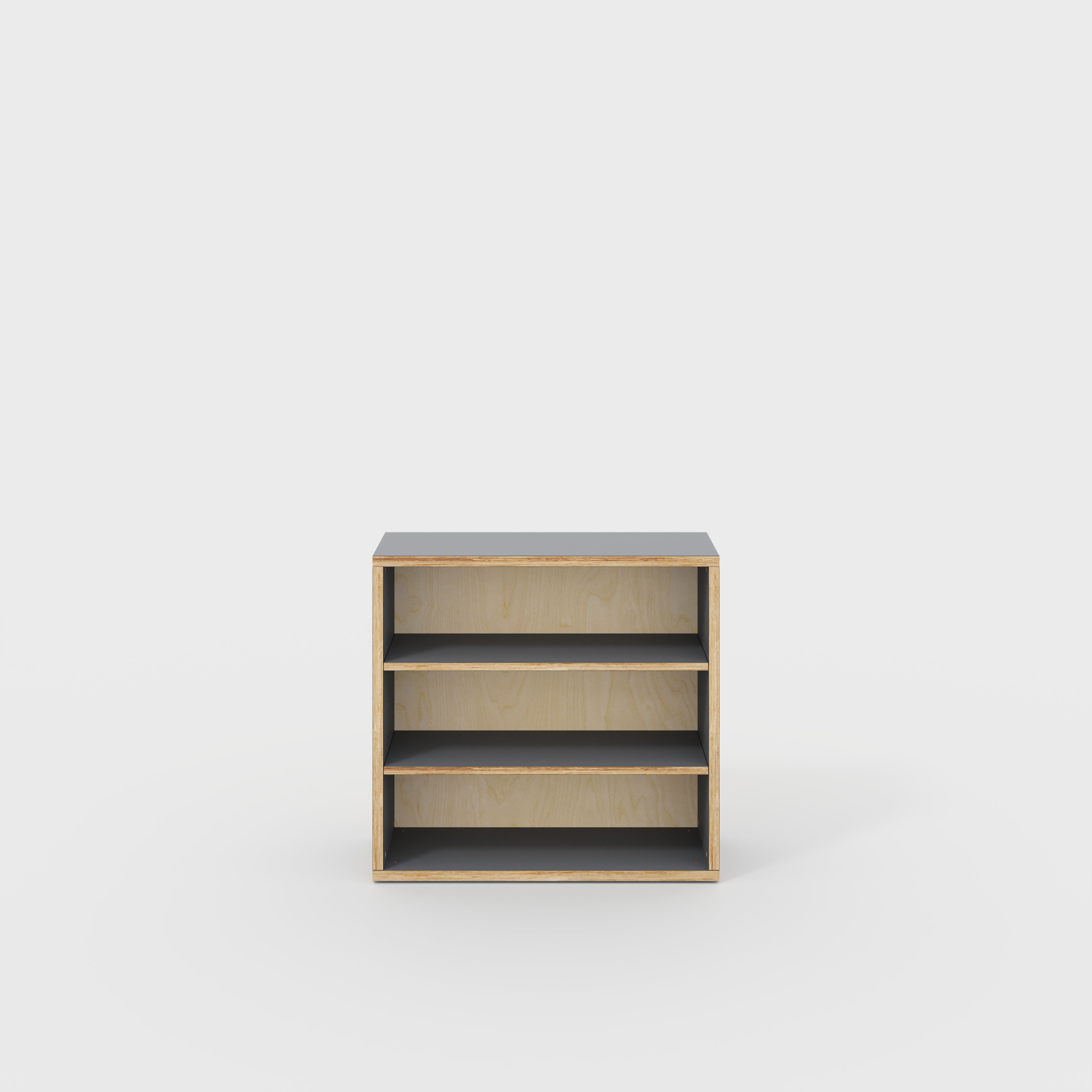 Bookshelves - Formica Tornado Grey - 800(w) x 300(d) x 750(h)