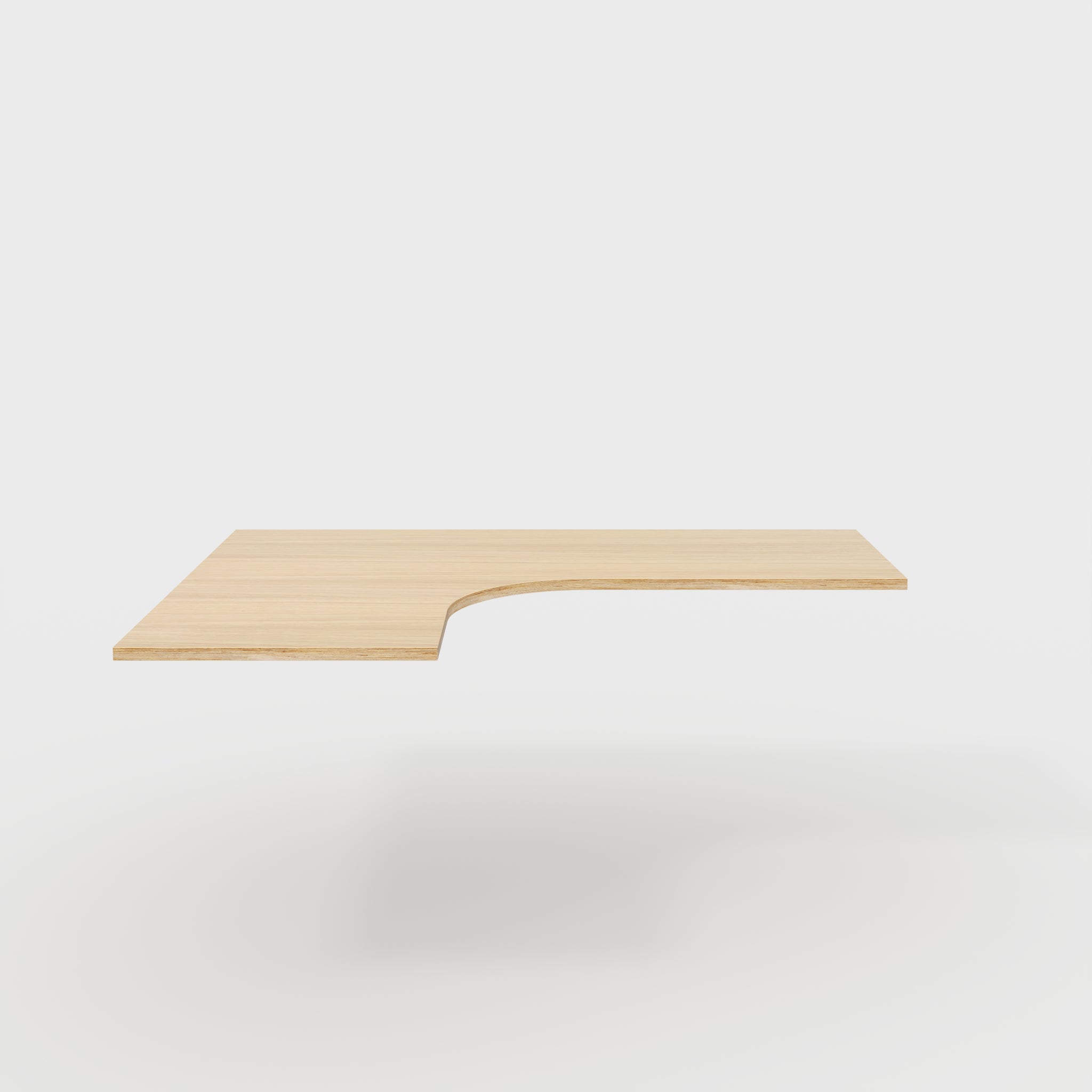 Plywood Corner Desktop Plywood Oak 1600(w) x 1200(d)