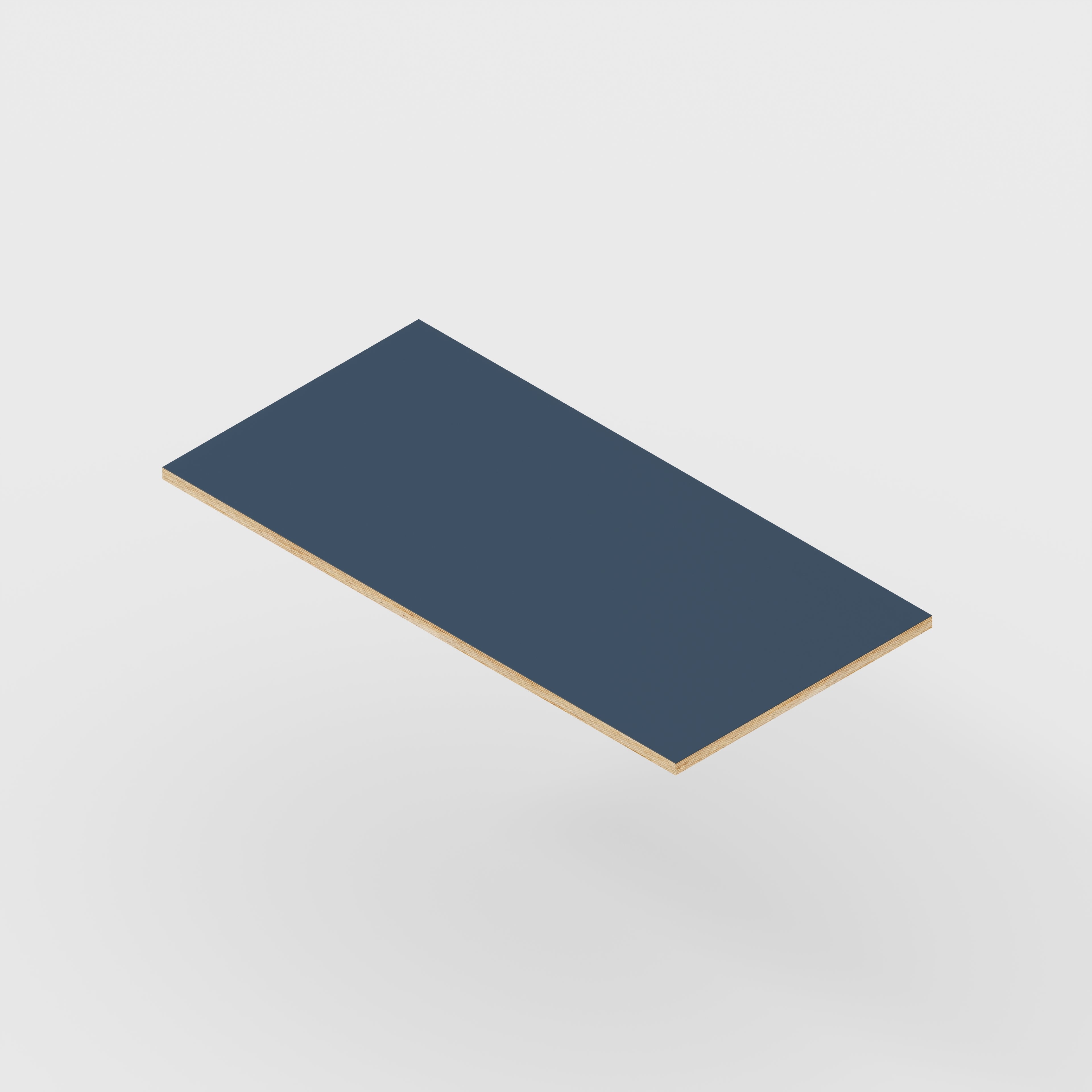 Plywood Desktop - Formica Night Sea Blue - 800(w) x 600(d) - 24mm
