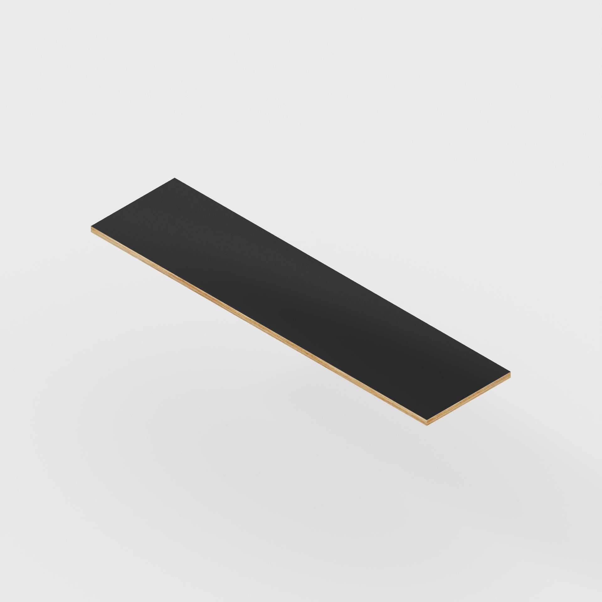 Plywood Desktop - Formica Diamond Black - 1600(w) x 400(d) - 24mm