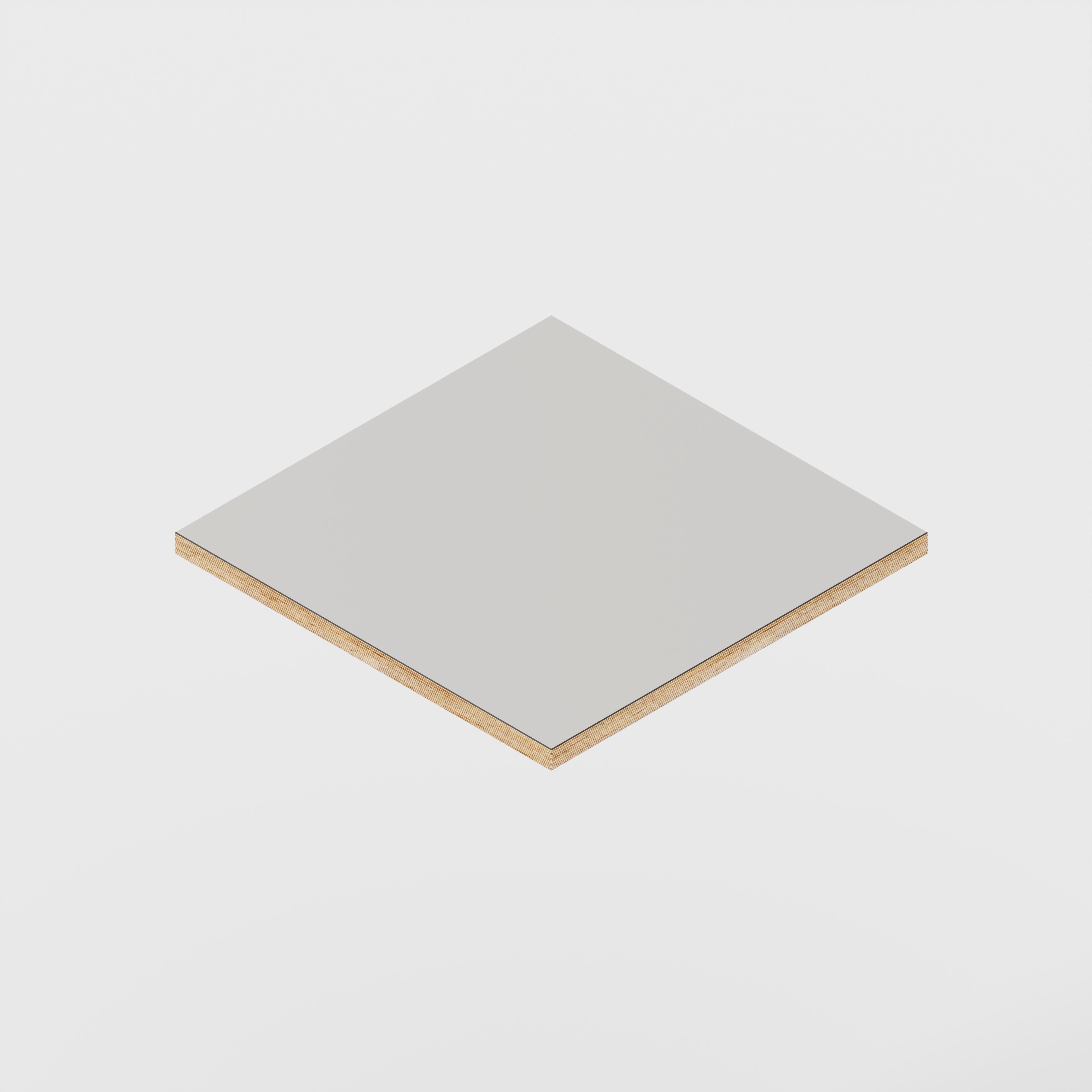 Plywood Tabletop - Formica Fog - 500(w) x 500(d) - 24mm