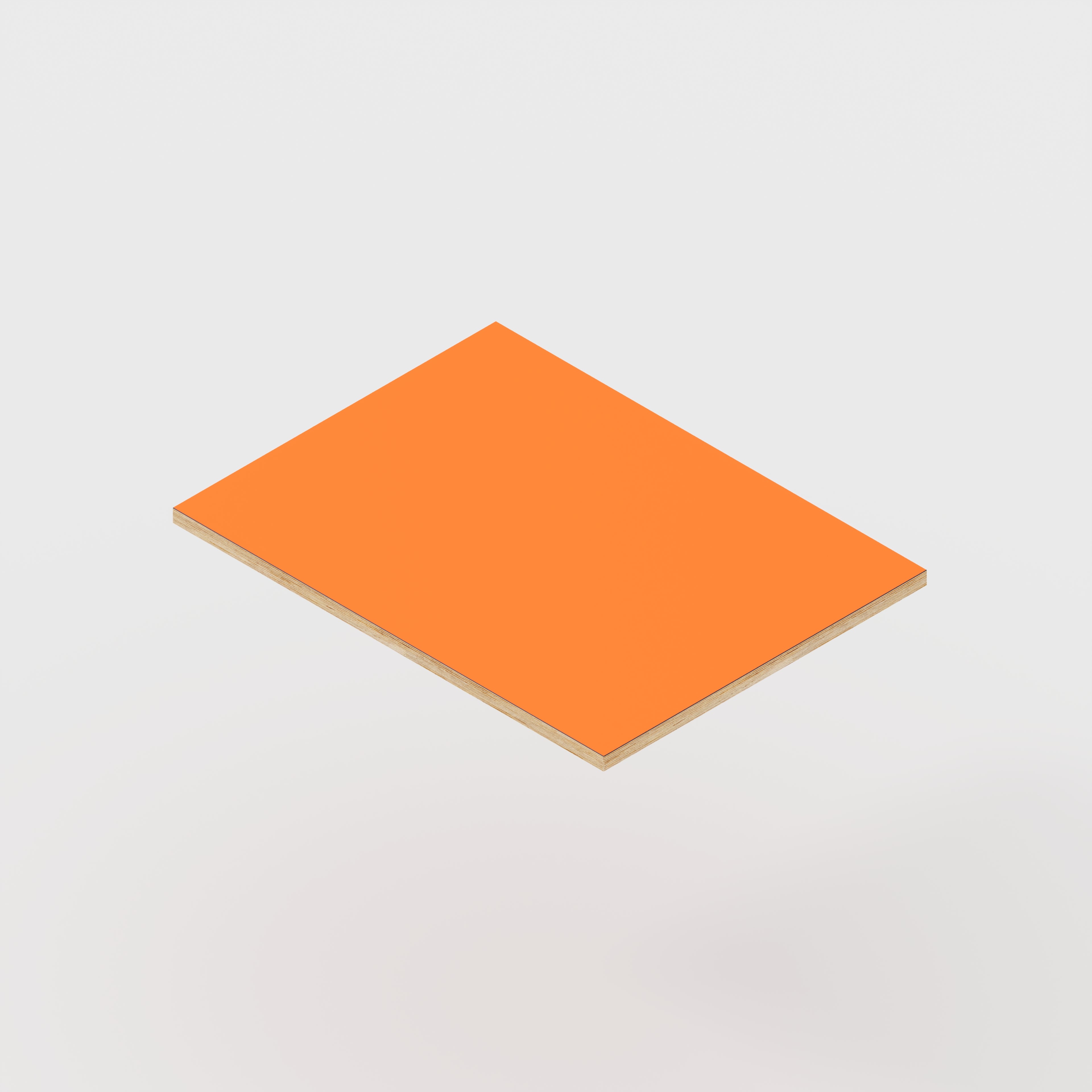 Plywood Desktop - Forbo Orange Blast - 800(w) x 600(d) - 24mm