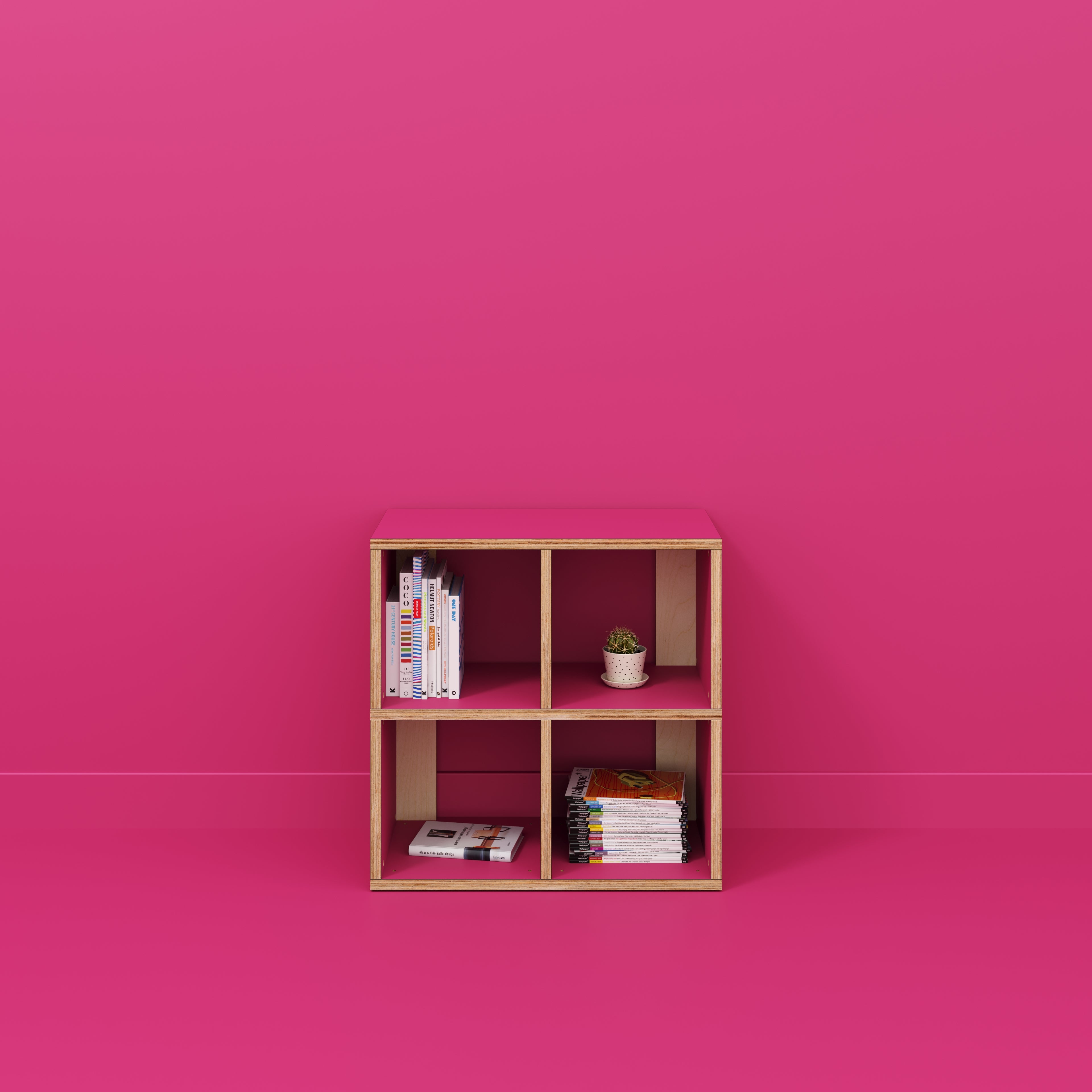 Plywood Open Shelves - Formica Juicy Pink - 800(w) x 400(d) x 800(h)