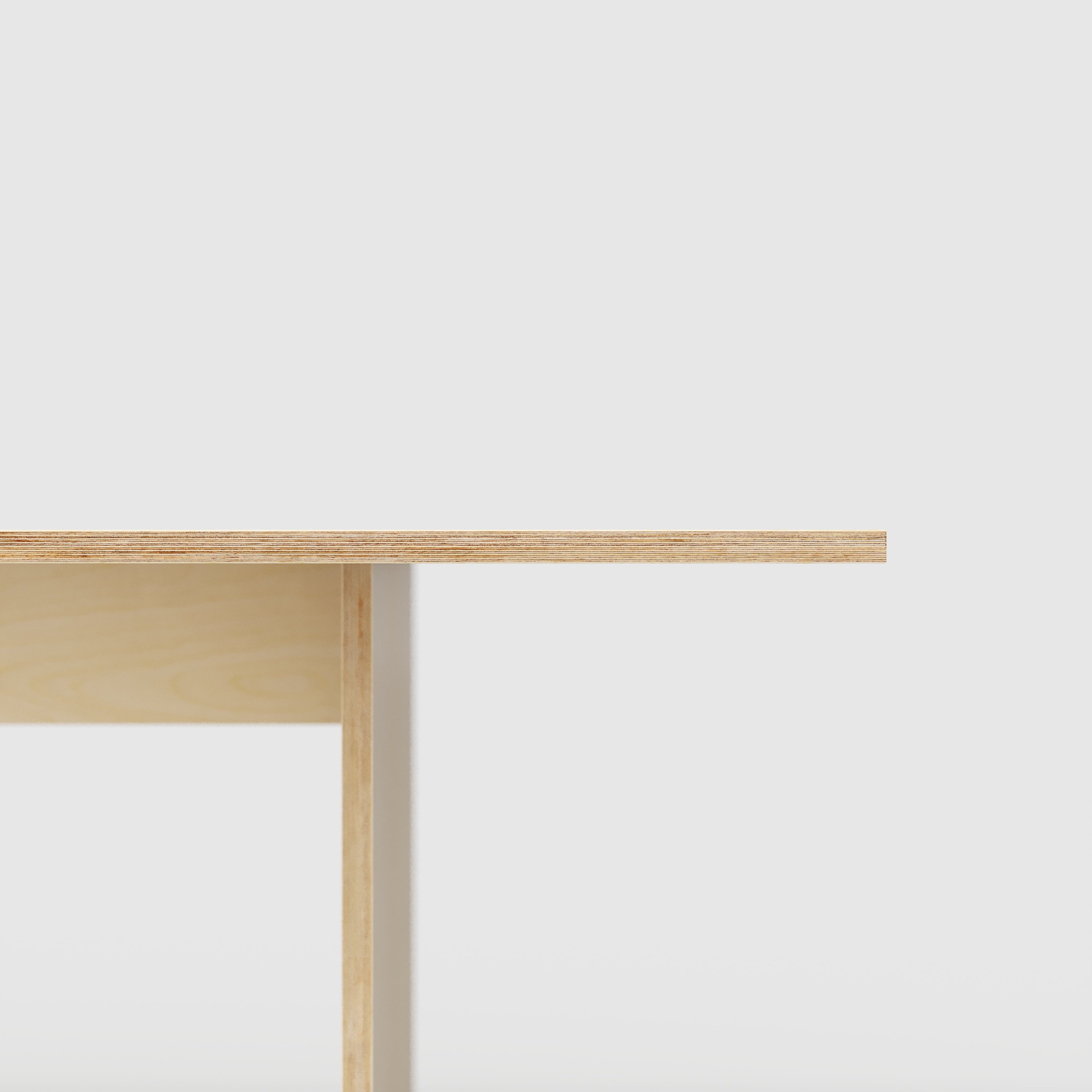 Custom Plywood Platform Table