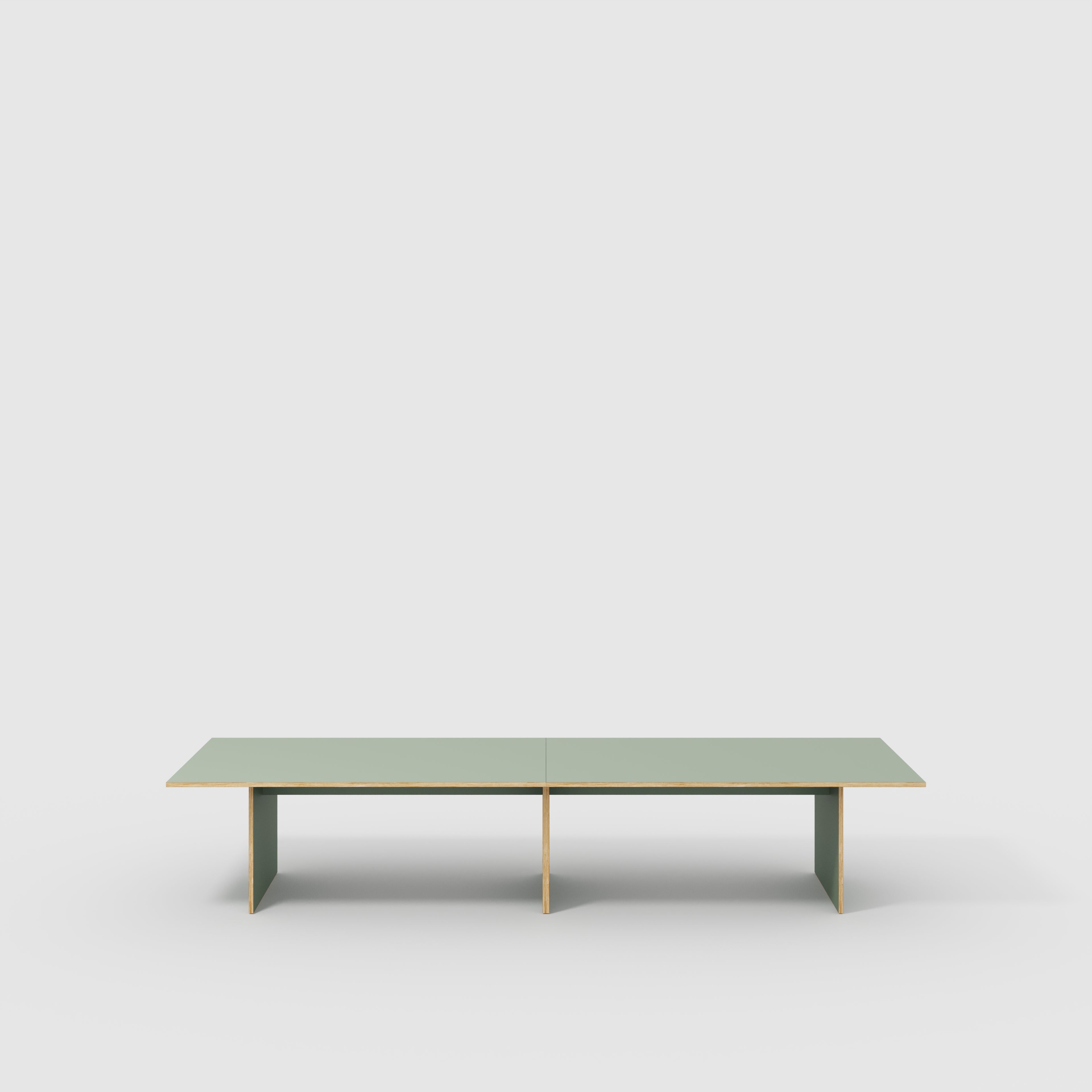 Platform Table - Formica Green Slate - 4000(w) x 1000(d) x 750(h)