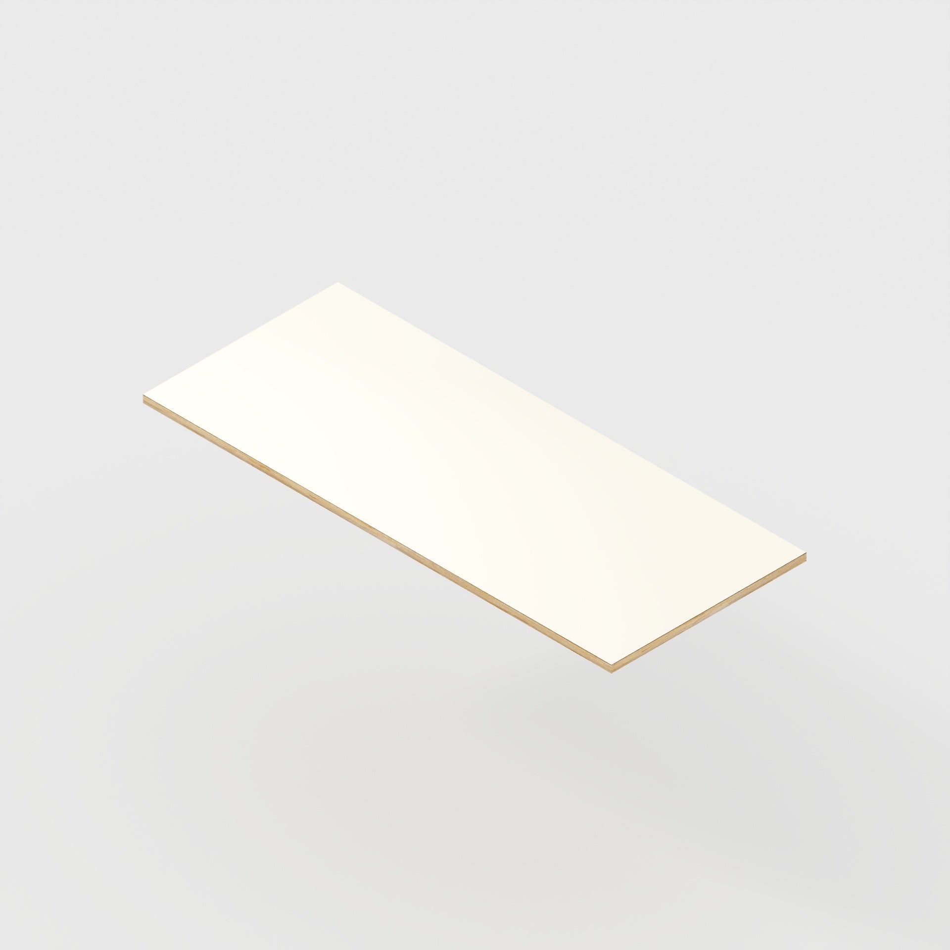 Plywood Desktop - Formica Antique White - 1200(w) x 500(d) - 24mm