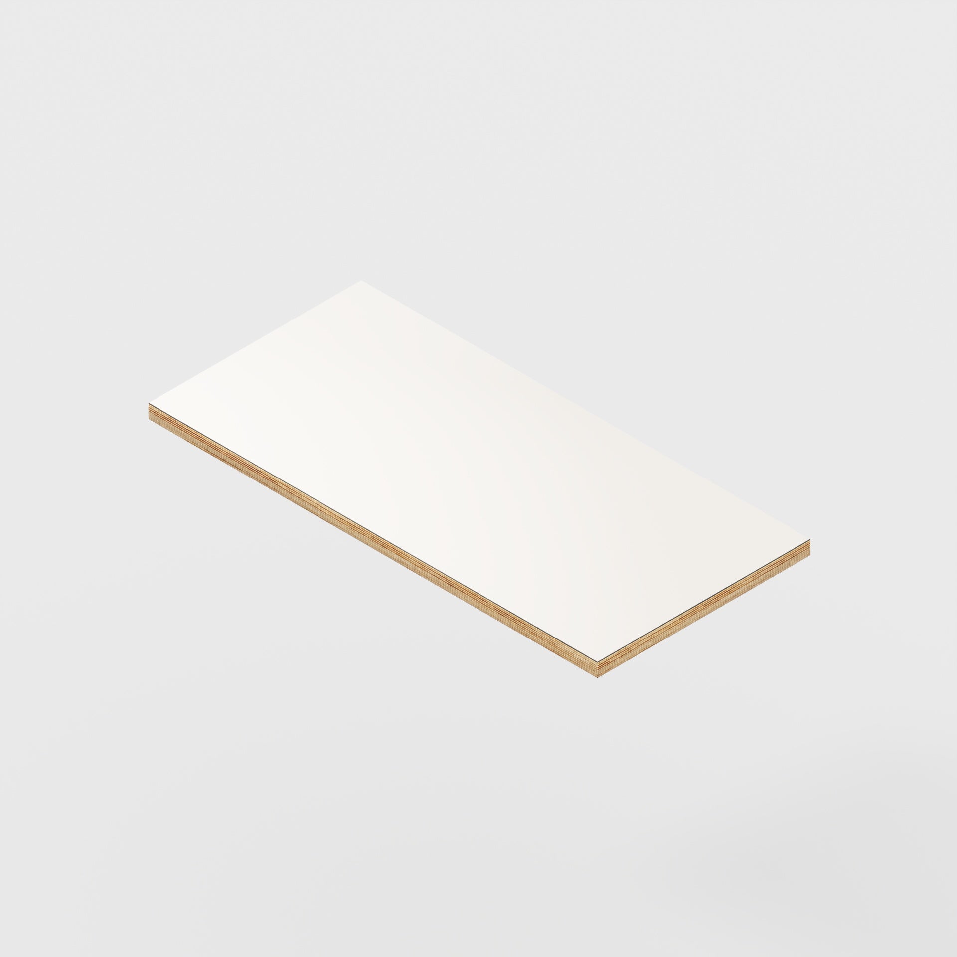 Plywood Desktop - Formica Surf - 800(w) x 380(d) - 24mm