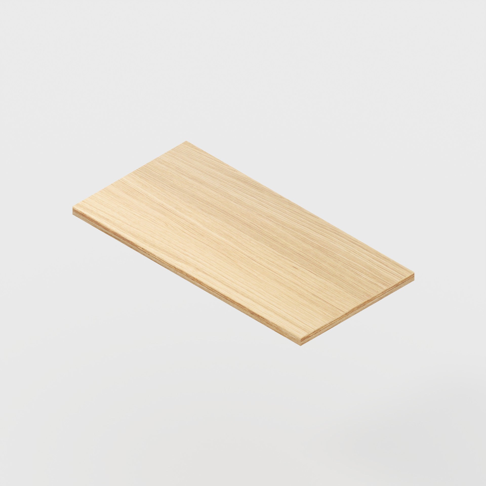 Plywood Desktop - Plywood Oak - 800(w) x 400(d) - 18mm