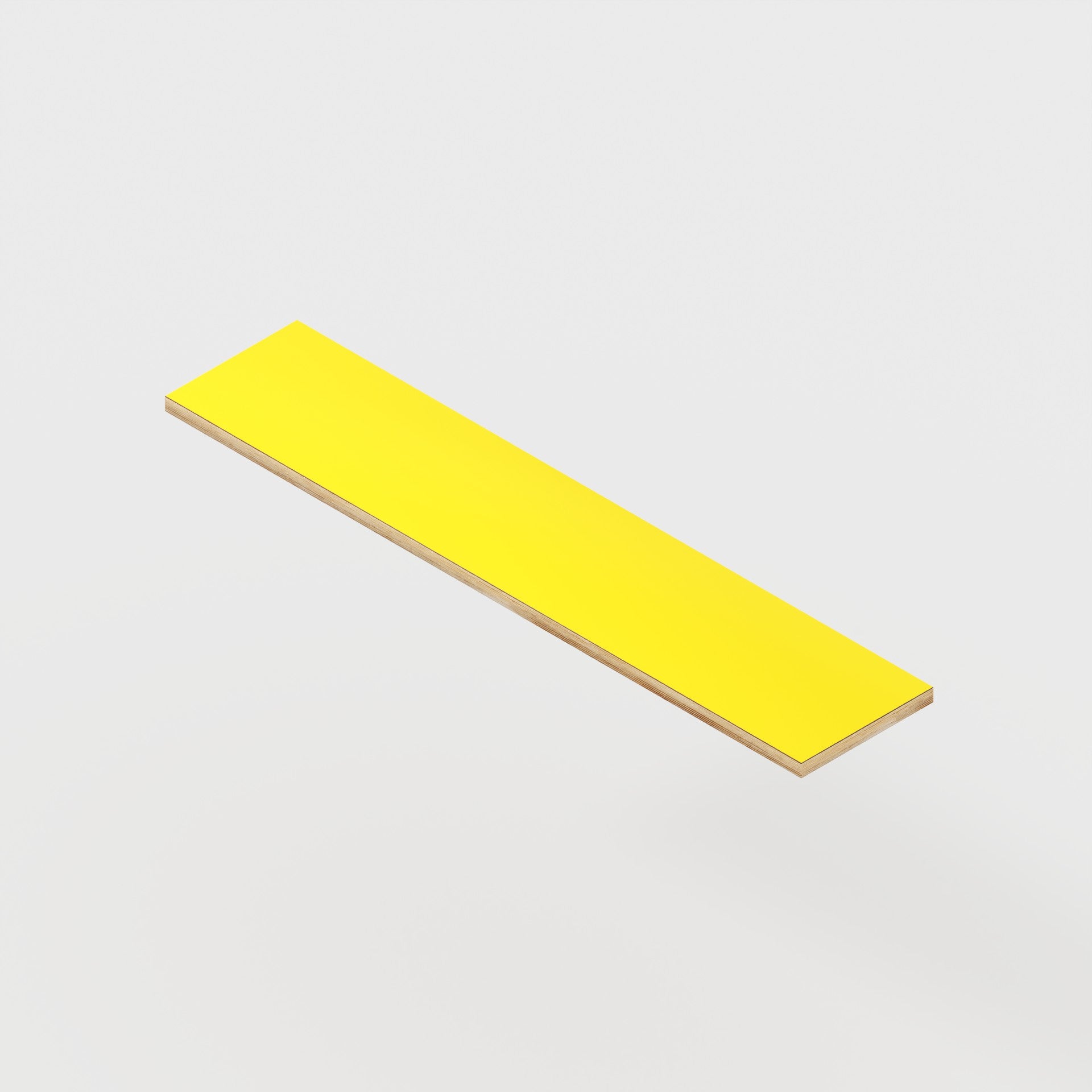 Plywood Shelf - Formica Chrome Yellow - 1100(w) x 280(d) - 24mm