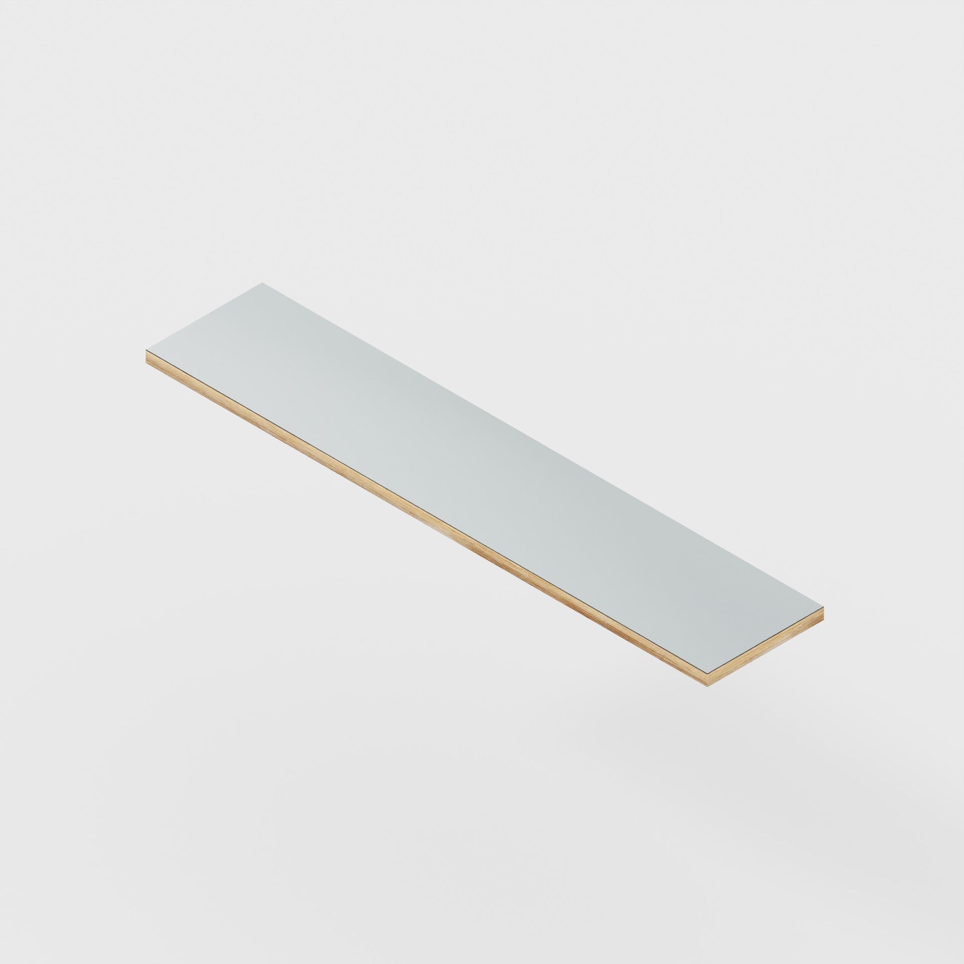 Plywood Shelf - Formica Steel - 1200(w) x 250(d) - 24mm