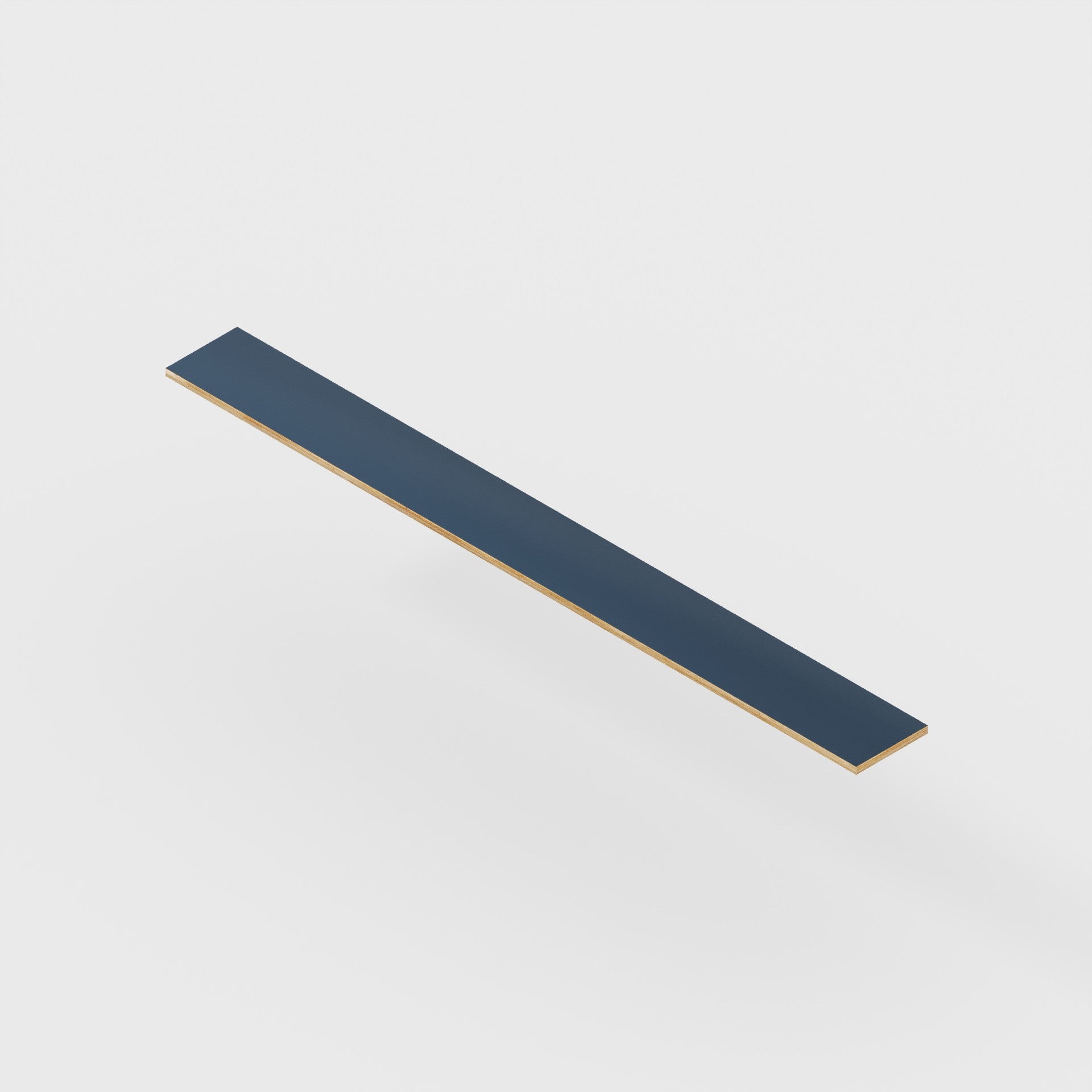 Plywood Shelf - Formica Night Sea Blue - 2400(w) x 250(d) - 24mm