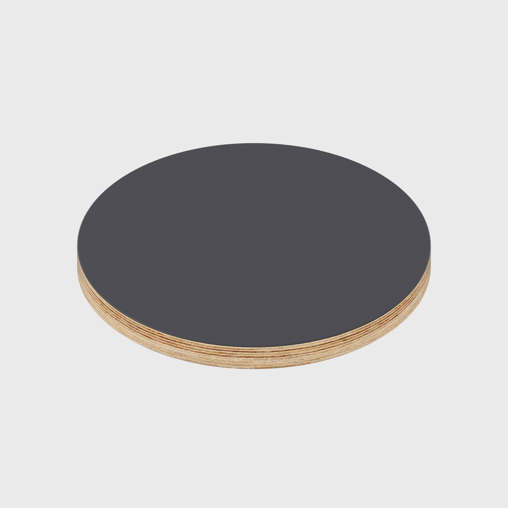 Plywood Stooltop - Formica Storm Grey - 320mm(d) - 24mm