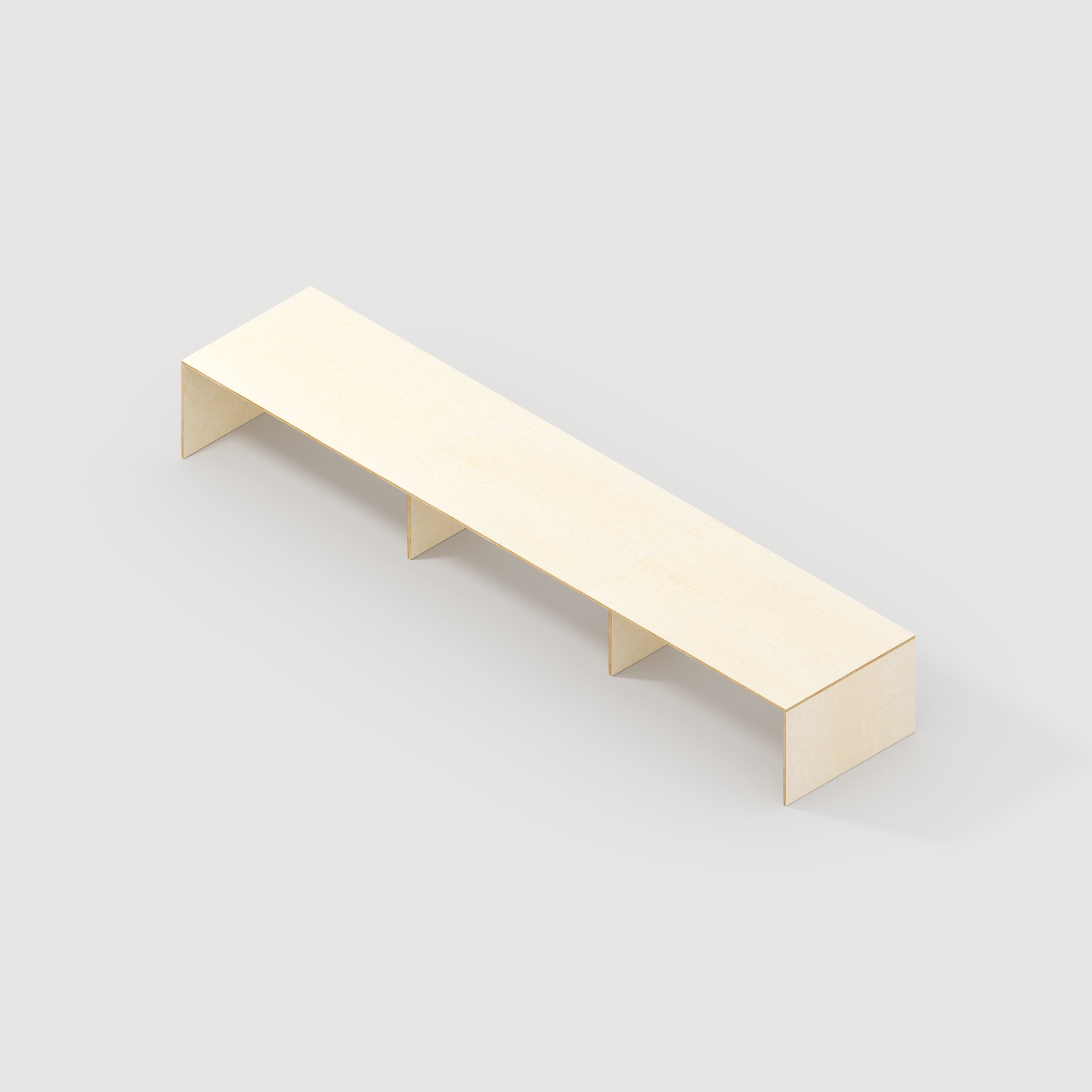 Custom Plywood Table with Solid Sides (Extra Large)