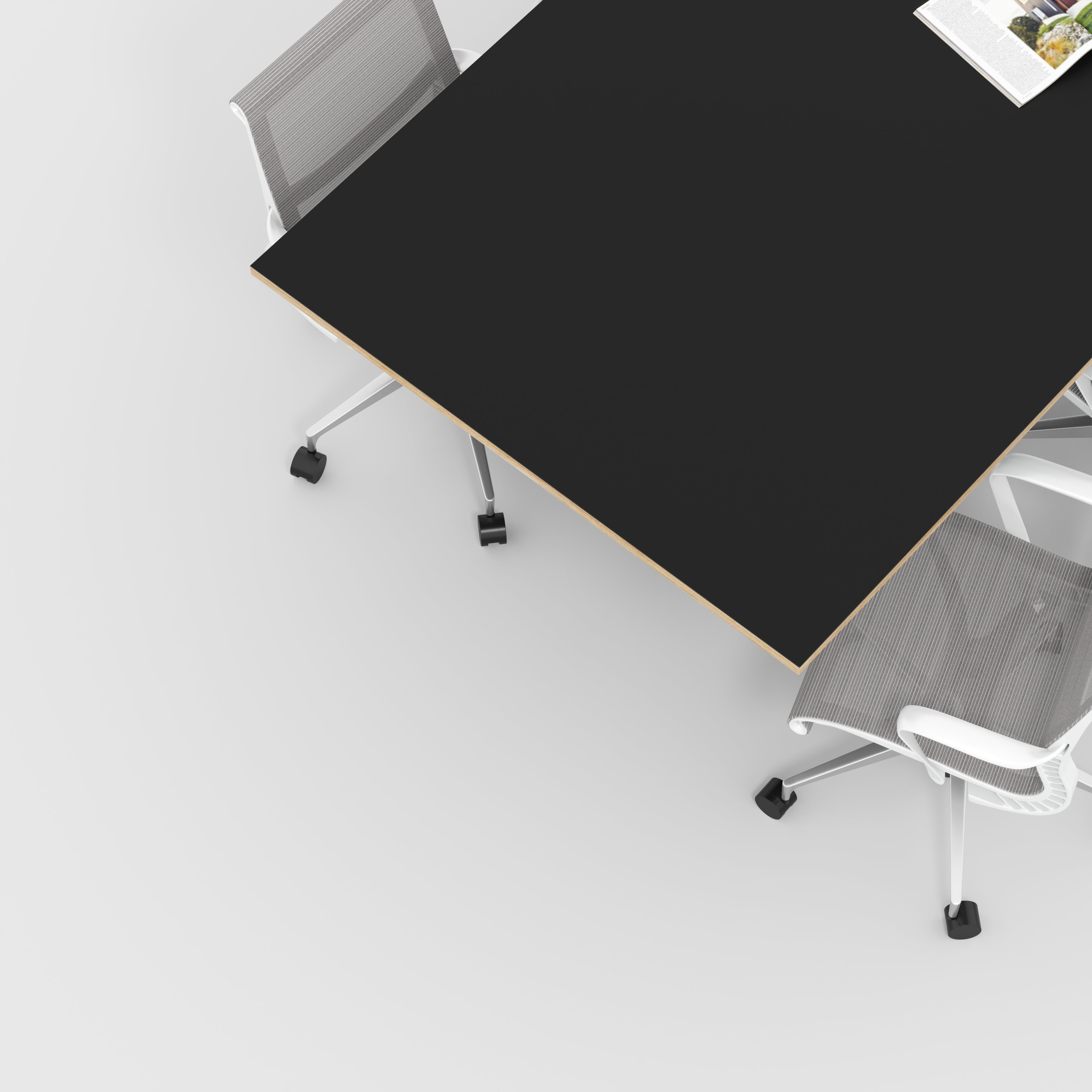 Plywood Tabletop - Formica Diamond Black - 2400(w) x 1200(d)