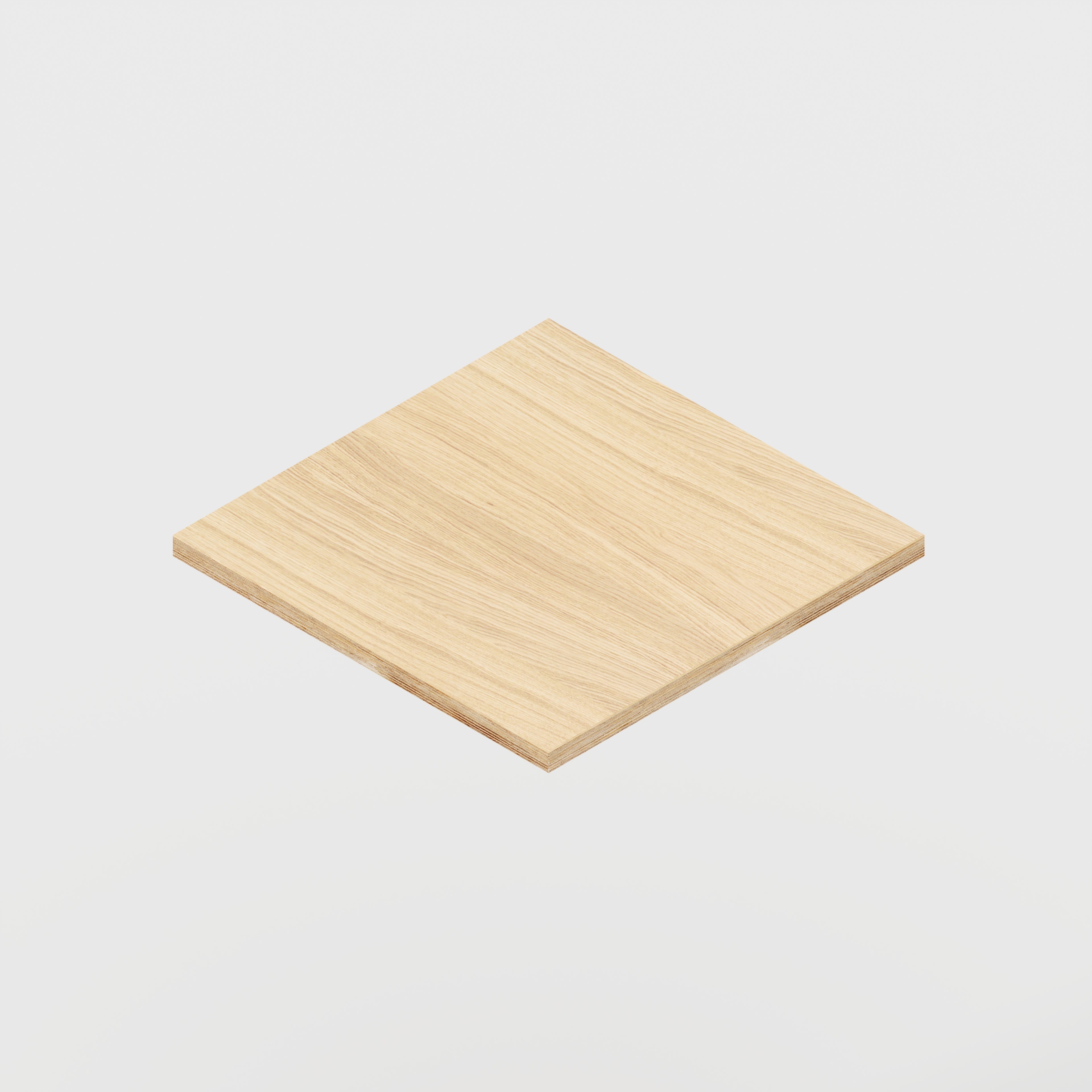 Plywood Tabletop - Oak - 500(w) x 500(d) - 30mm