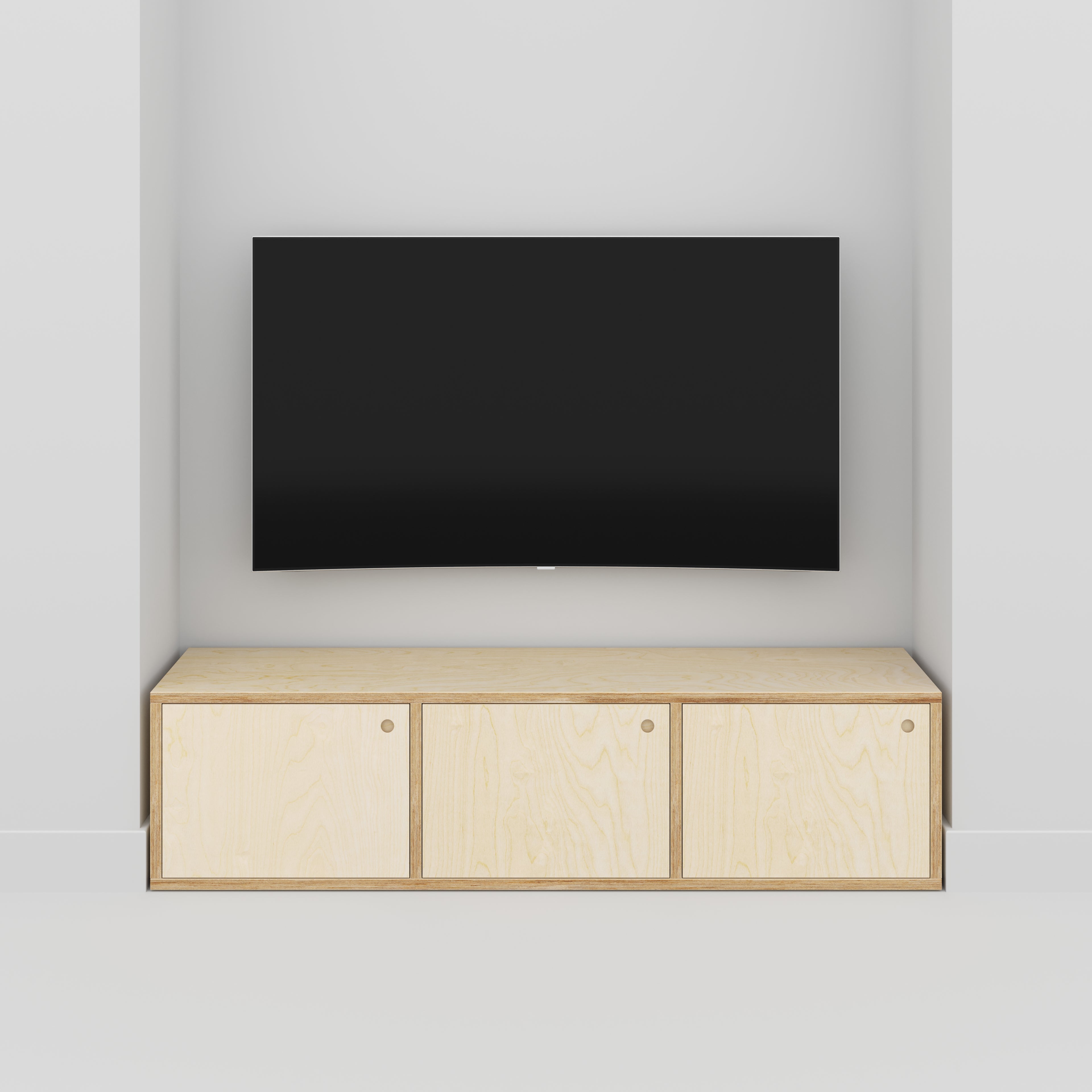 Custom Plywood TV & Entertainment Unit Type1