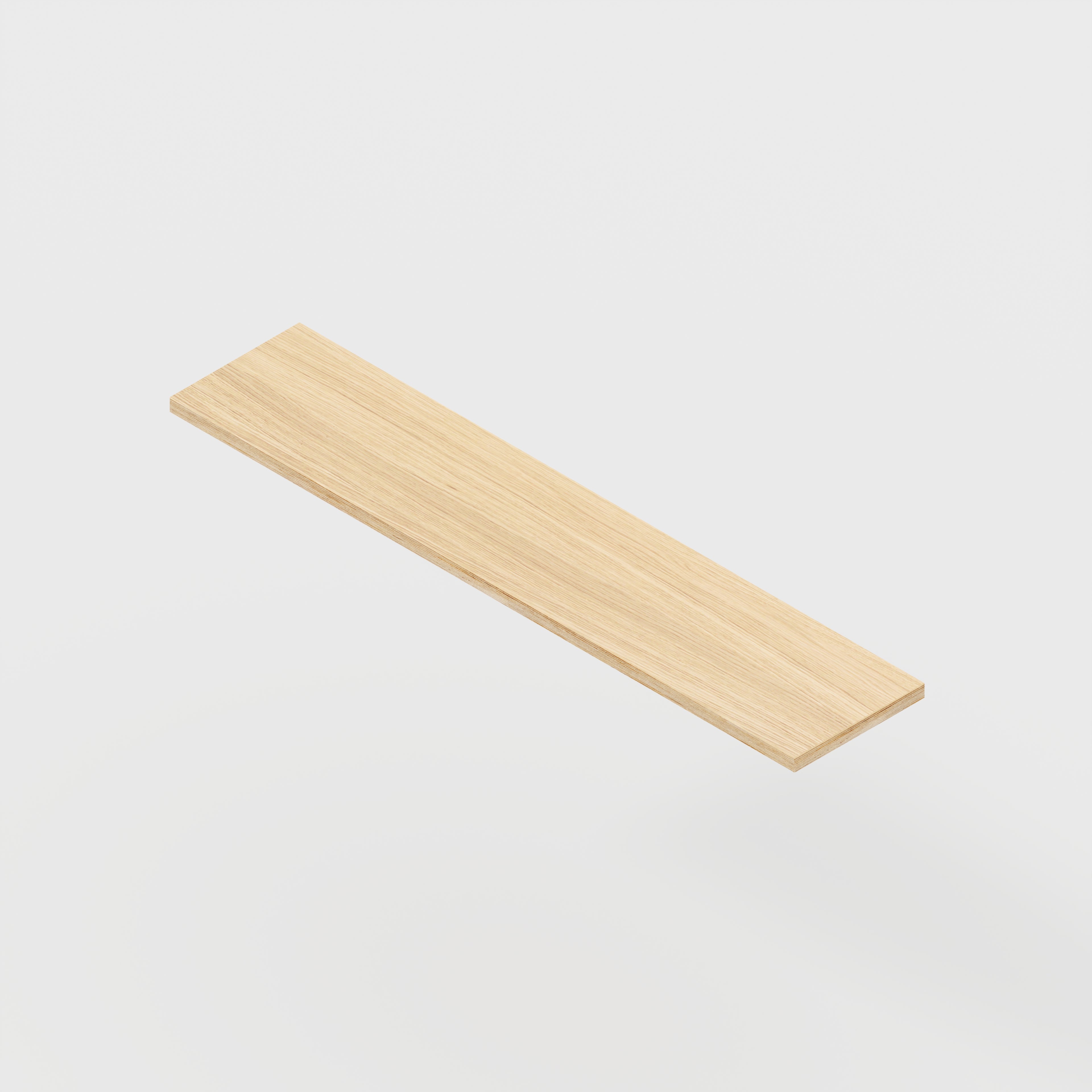 Plywood Shelf - Plywood Oak - 1600(w) x 250(d) - 30mm