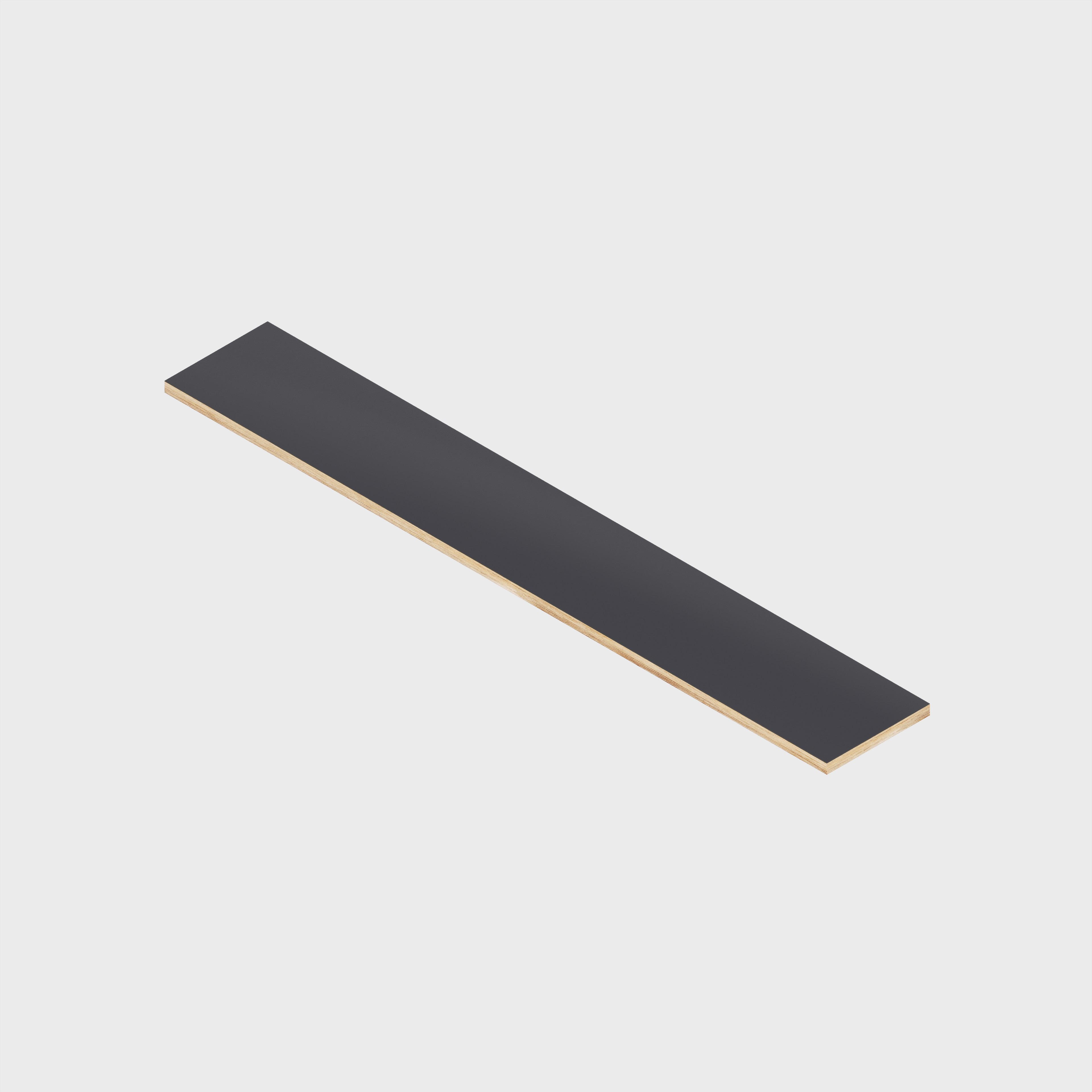 Plywood Shelf - Formica Storm Grey - 1600(w) x 250(d) - 24mm