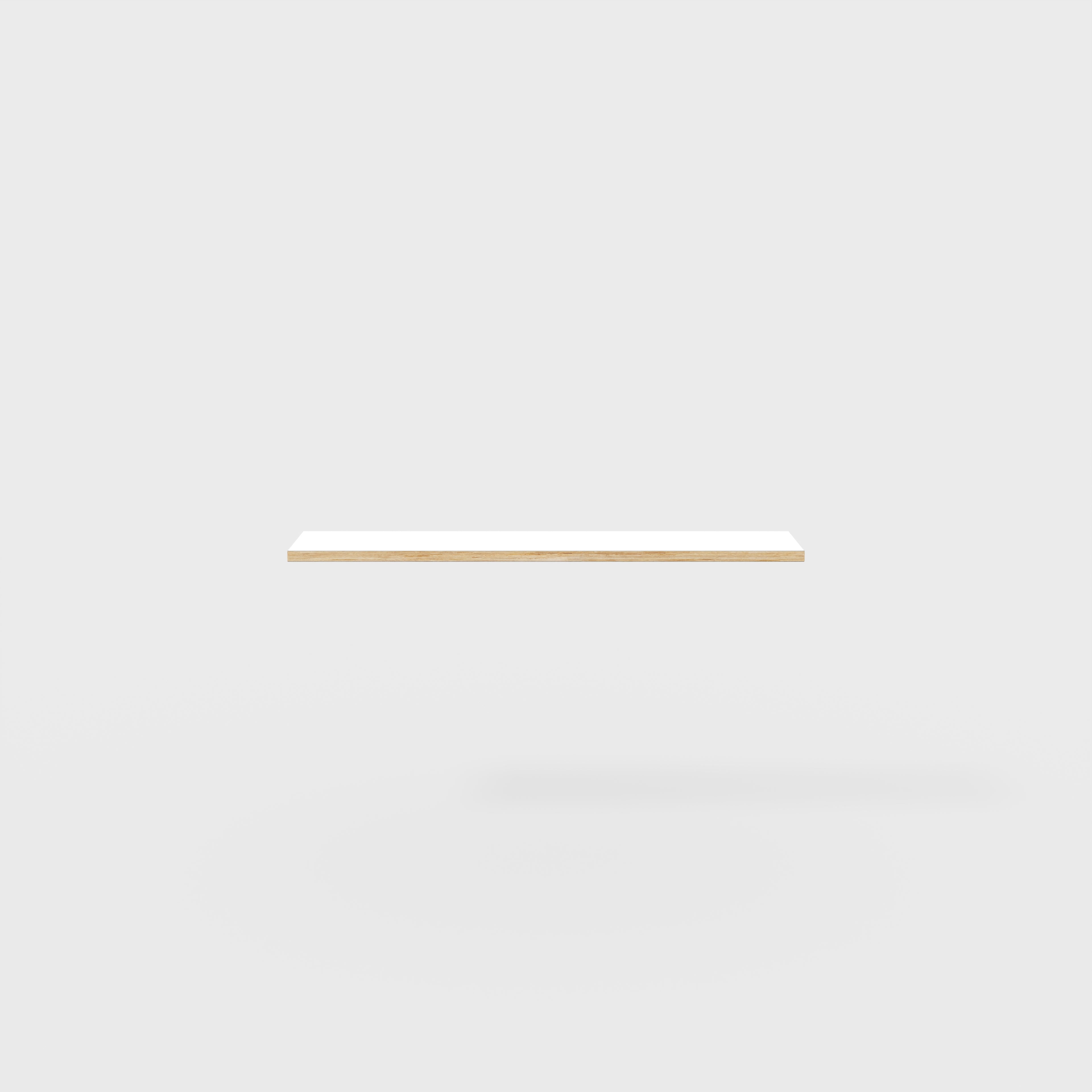 Plywood Shelf - Formica White - 1600(w) x 250(d)