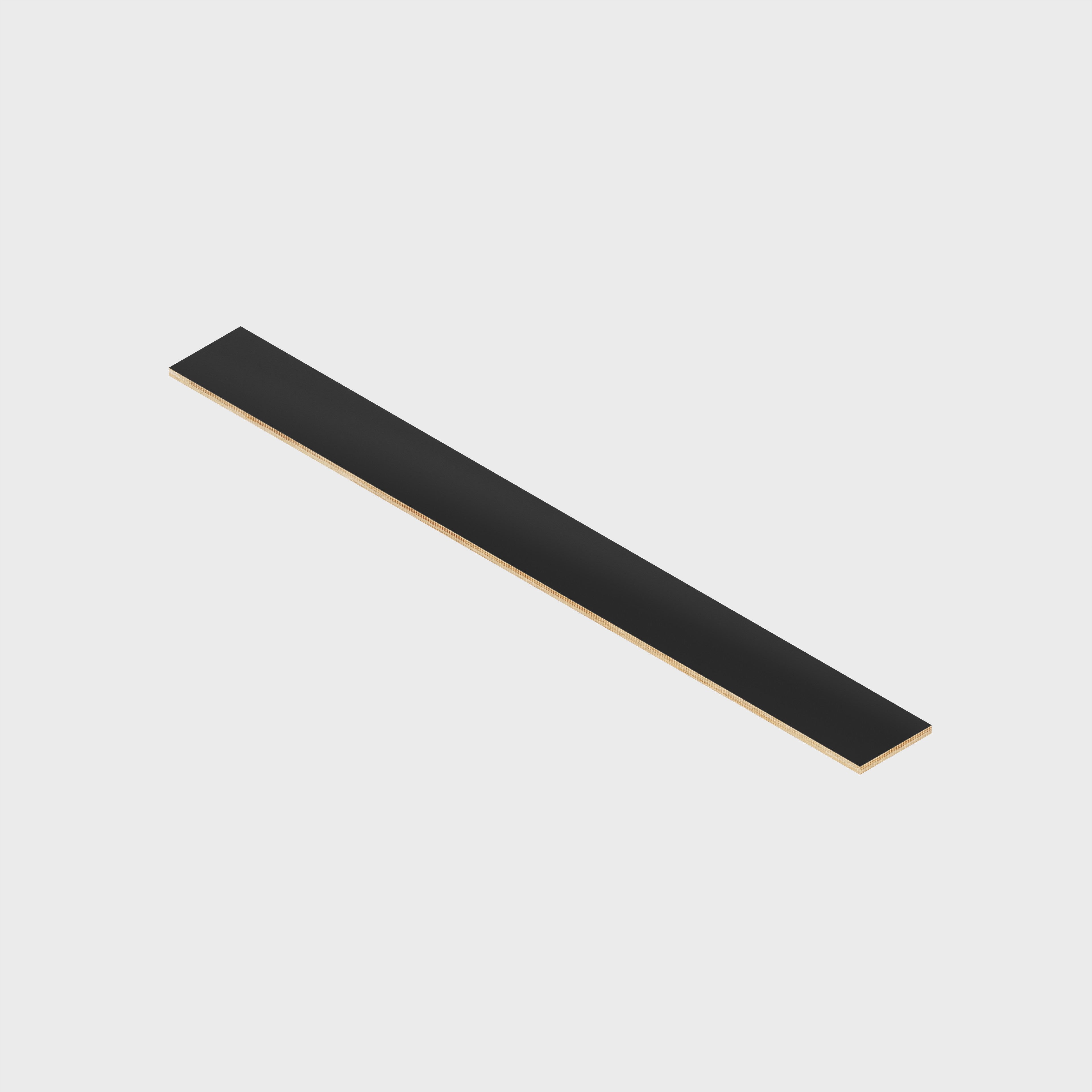 Plywood Shelf - Formica Diamond Black - 2400(w) x 250(d) - 24mm