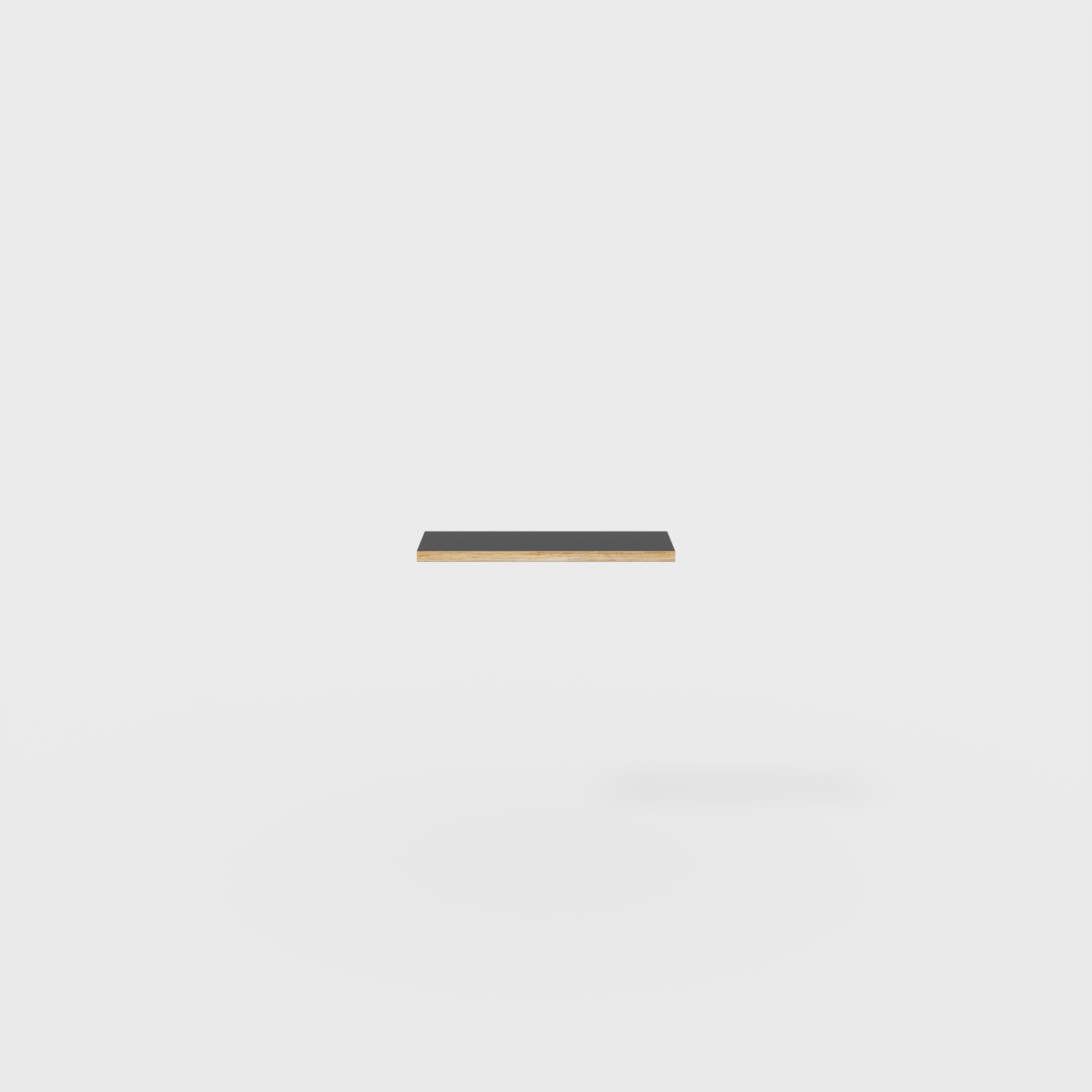 Plywood Shelf - Formica Diamond Black - 600(w) x 250(d)