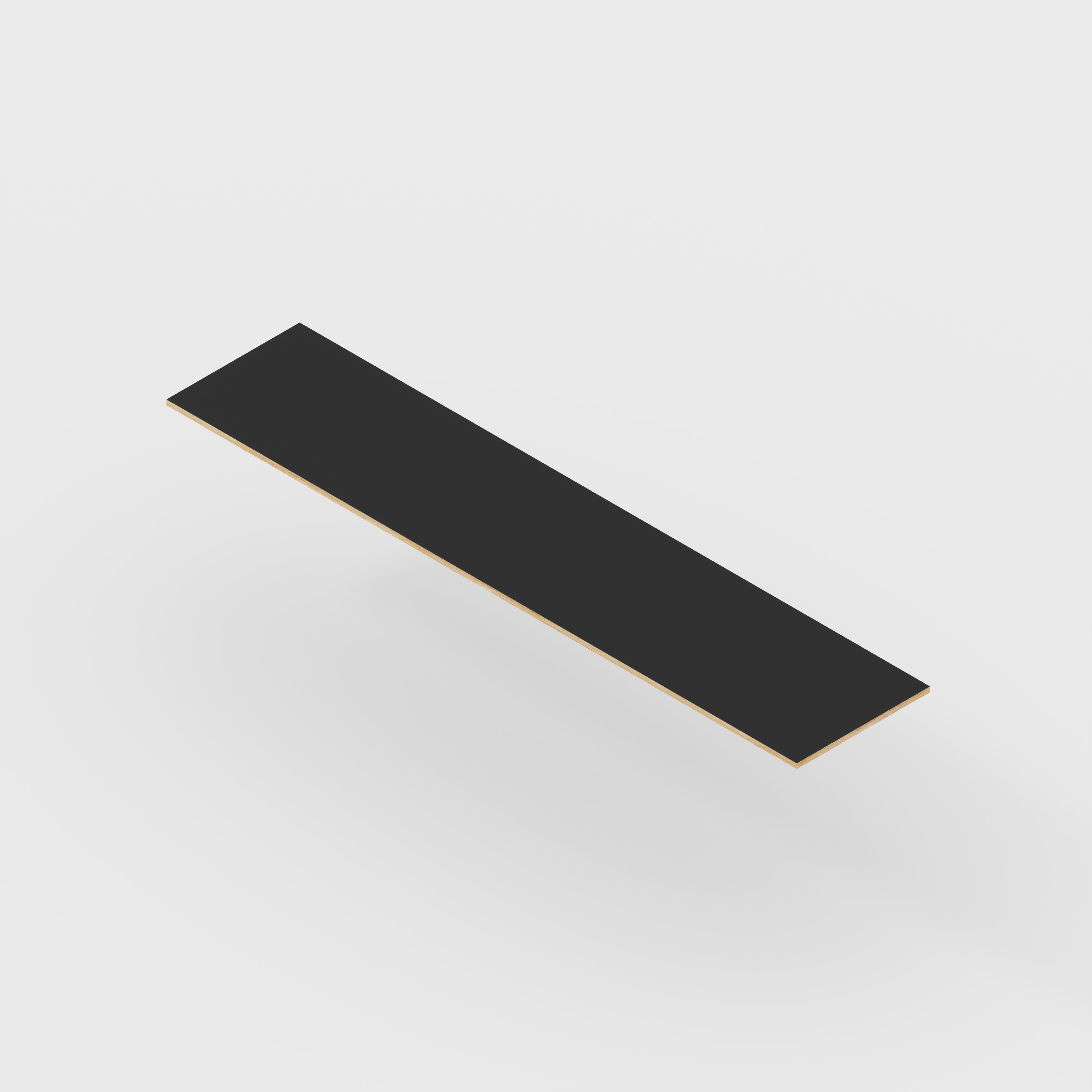 Plywood Worktop - Formica Diamond Black - 3000(w) x 635(d)