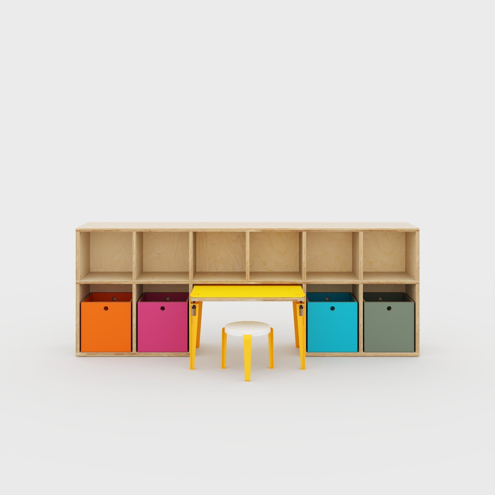 colourful playroom furniture