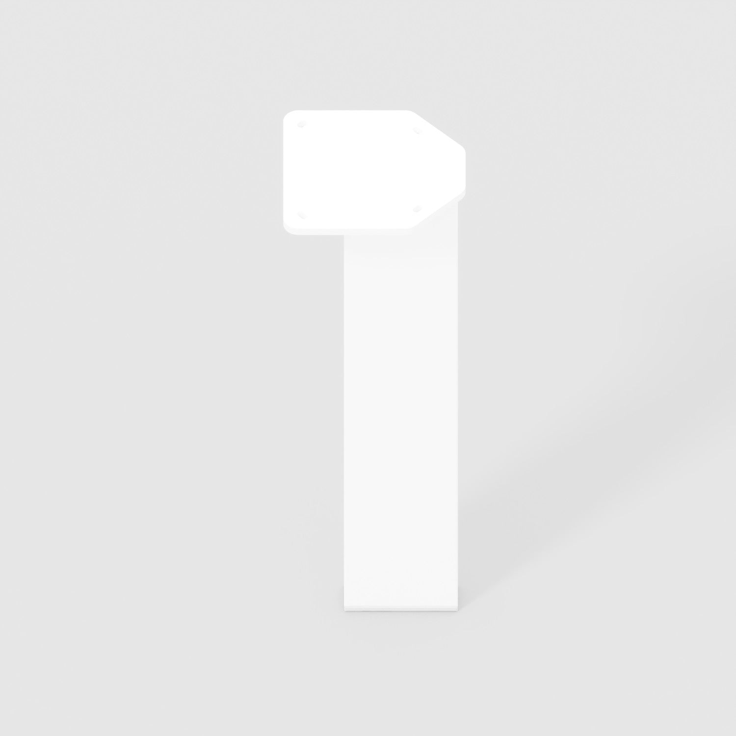 Bench Legs - Rectangular Single Pin 400mm