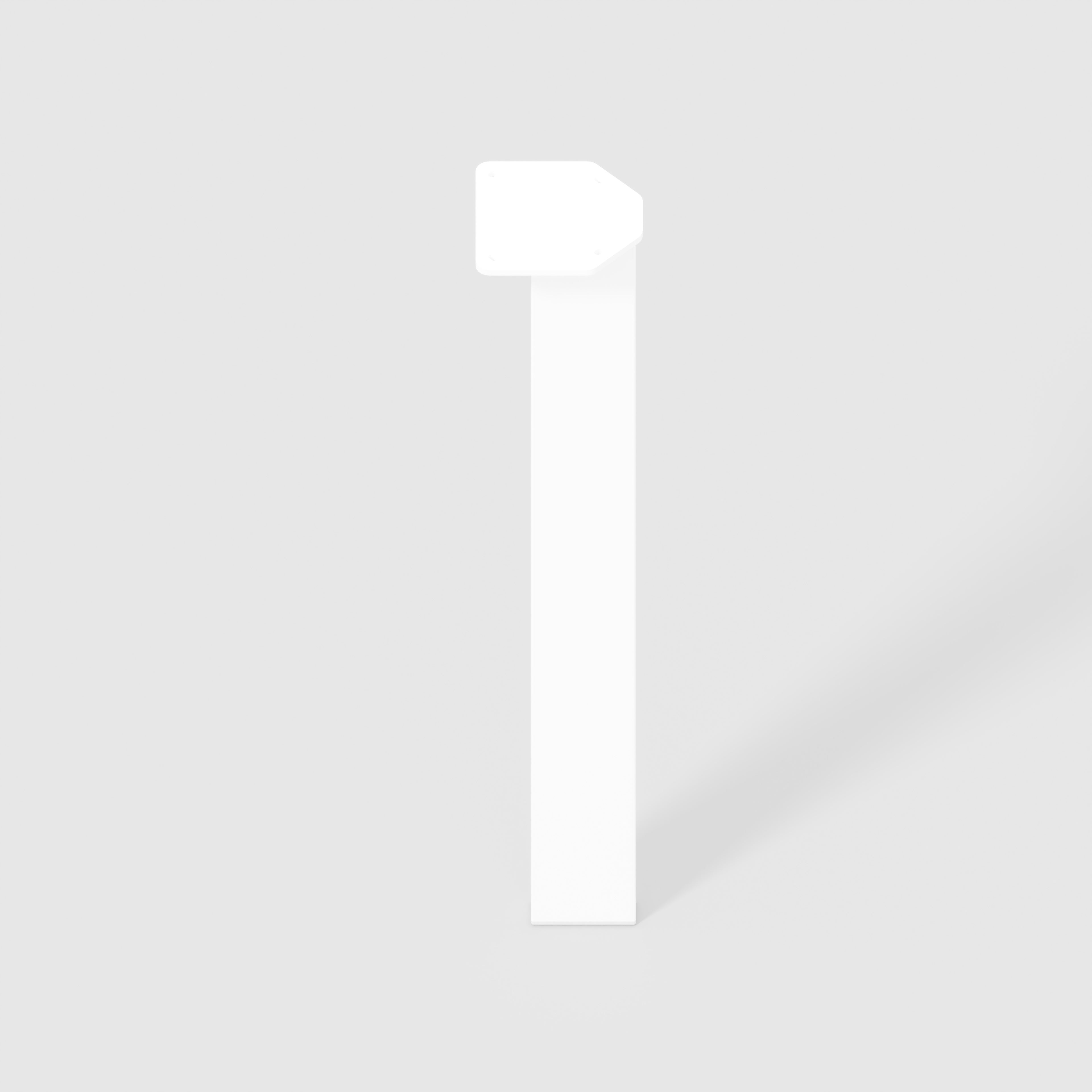 Desk/Table Legs - Rectangular Single Pin