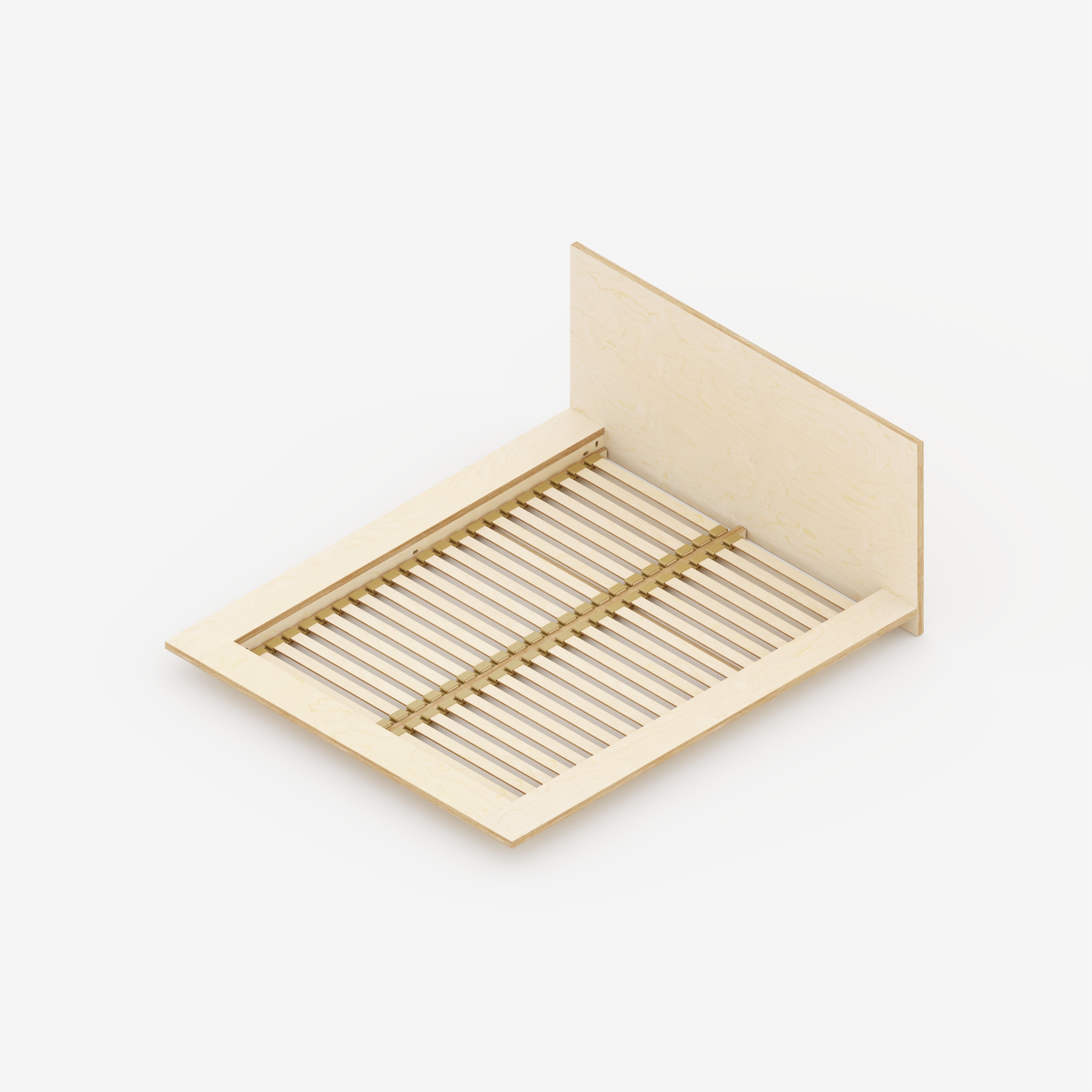 Custom Plywood Platform Bed