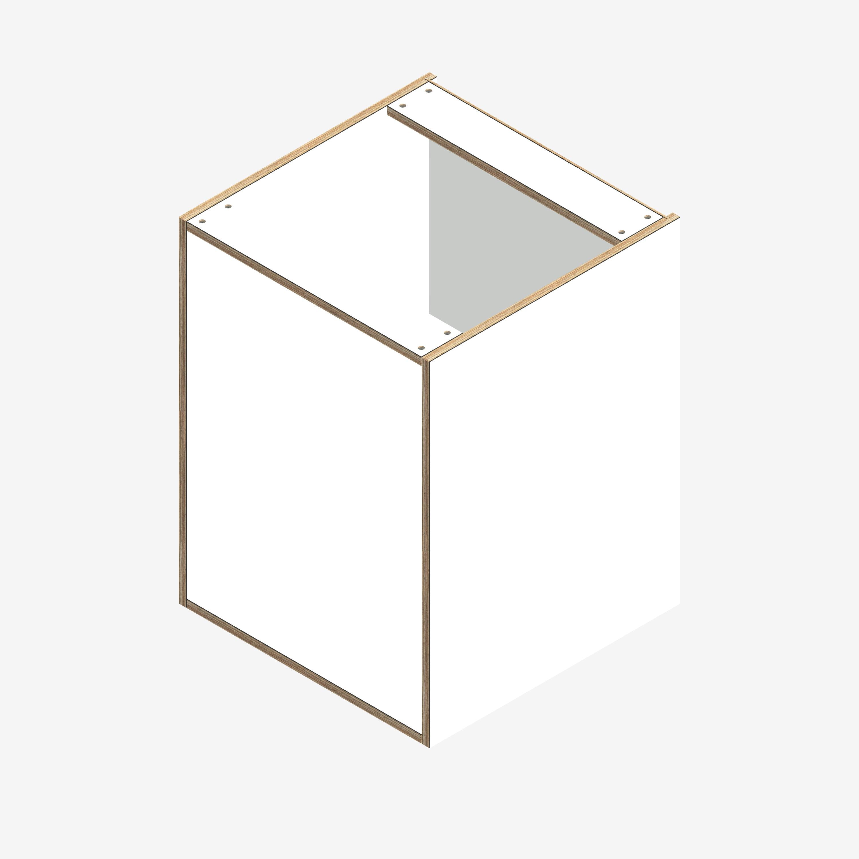 Custom Plywood Base Cabinet Frame