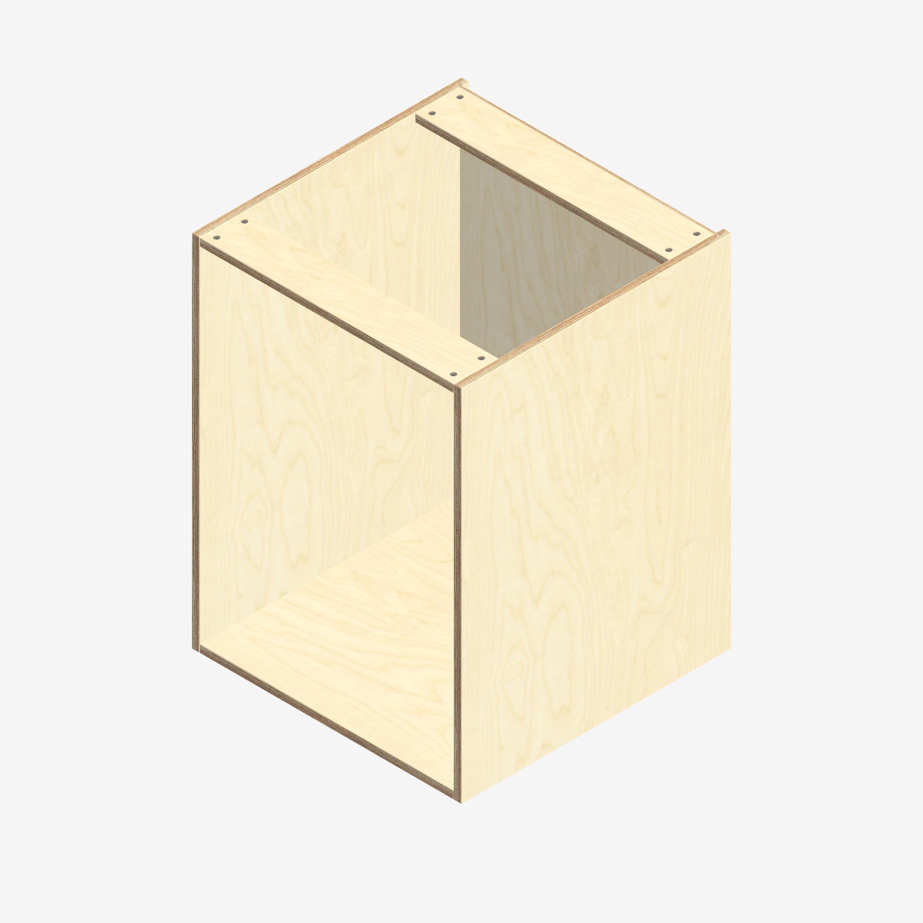 Custom Plywood Base Cabinet Frame