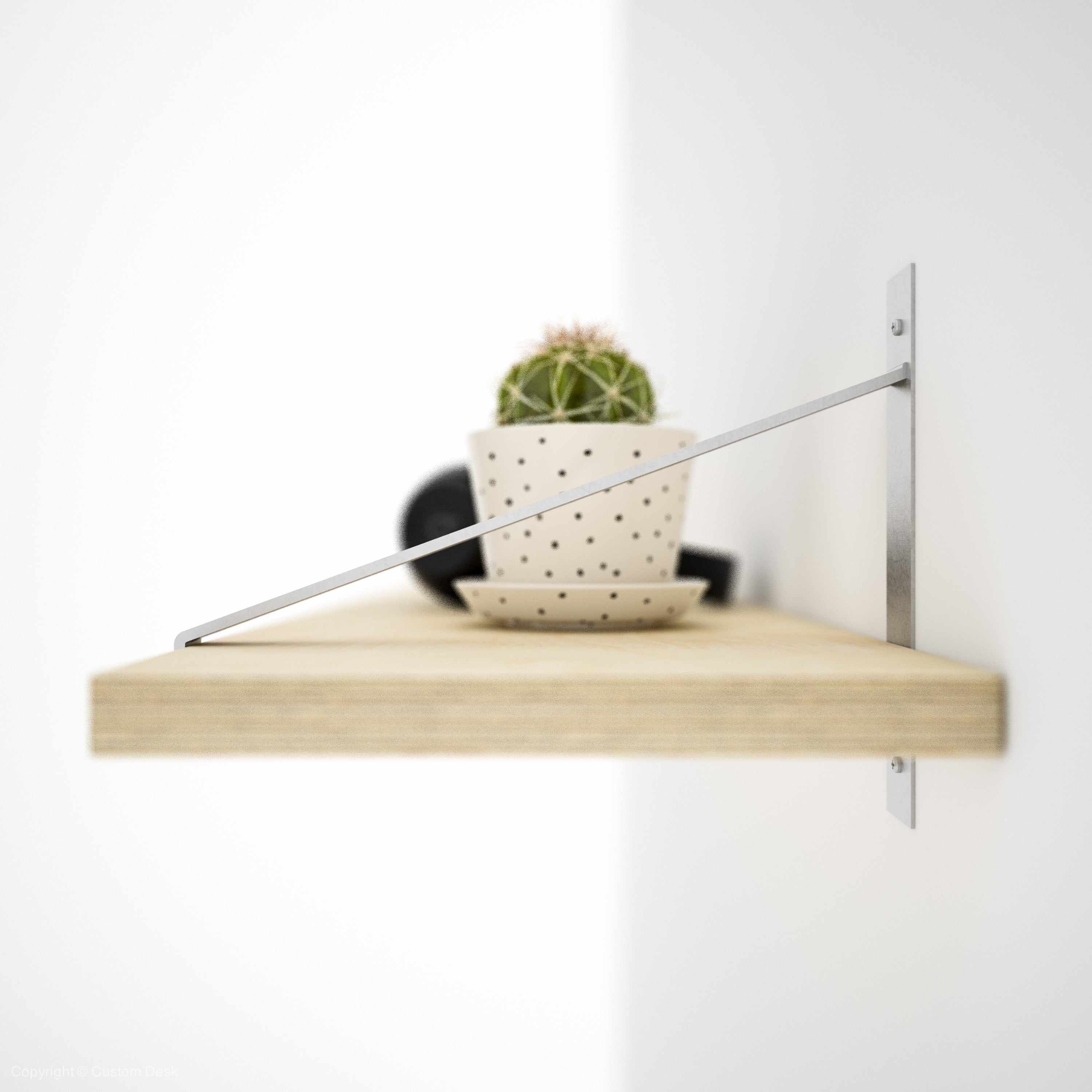 Shelf Bracket - Suspense - Custom Desk