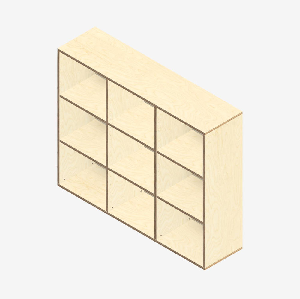 Custom Plywood Bookshelf in 1 Made in Ply