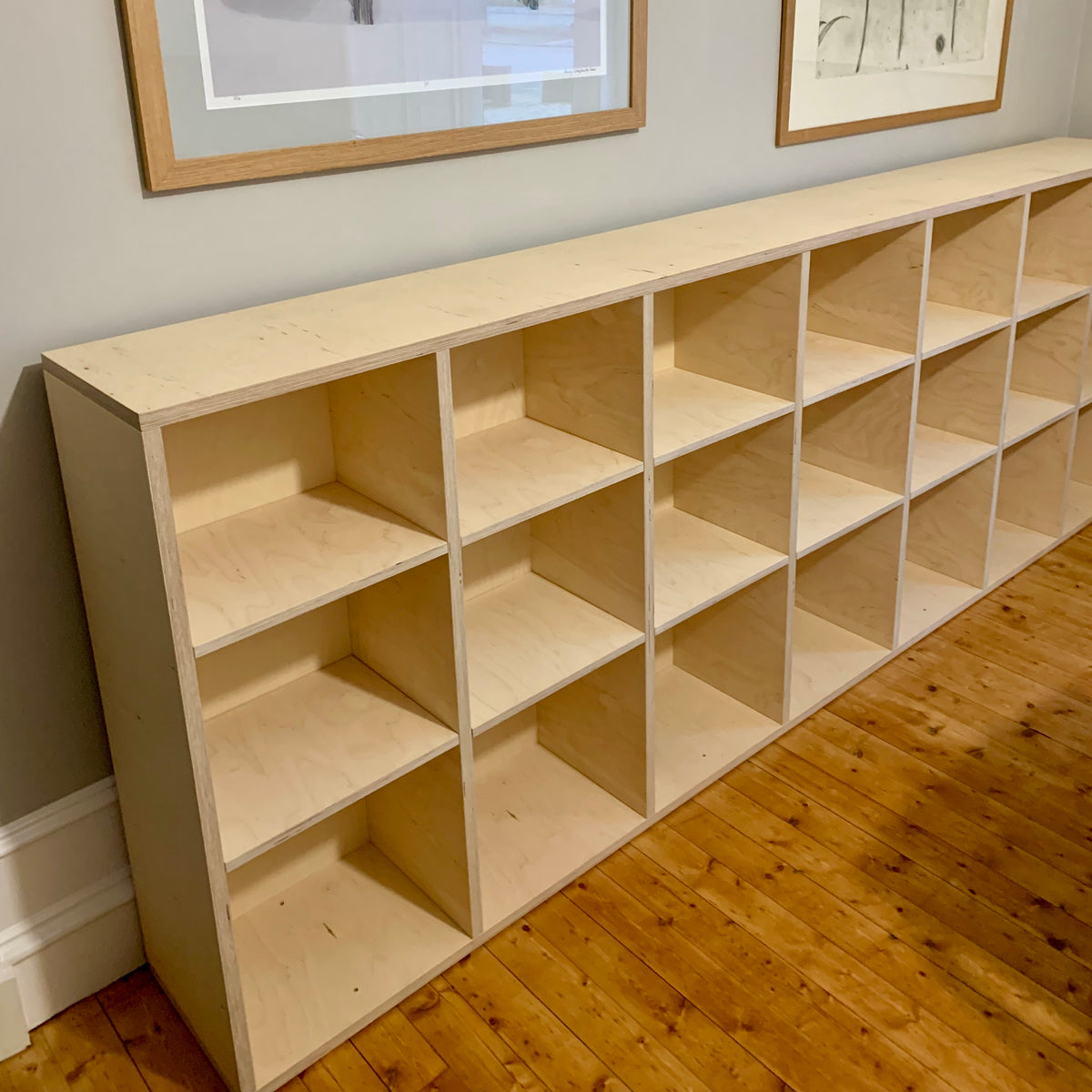 Custom Plywood Bookcase