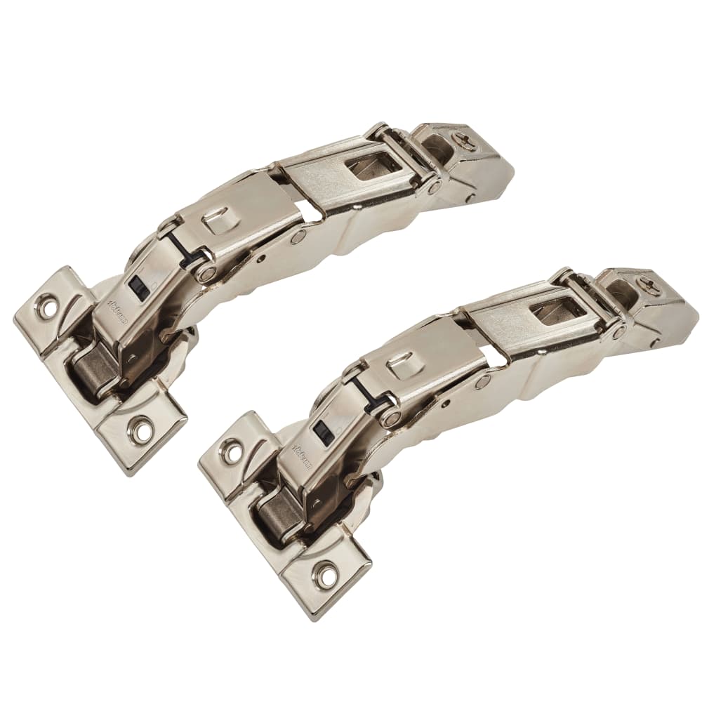 Blum Clip Top 155° Nil Protrusion Hinge inc Blumotion, Screw-on Boss -  Overlay - Sprung - Nickel Plate