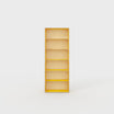 Bookshelves - Formica Chrome Yellow - 800(w) x 300(d) x 2100(h)
