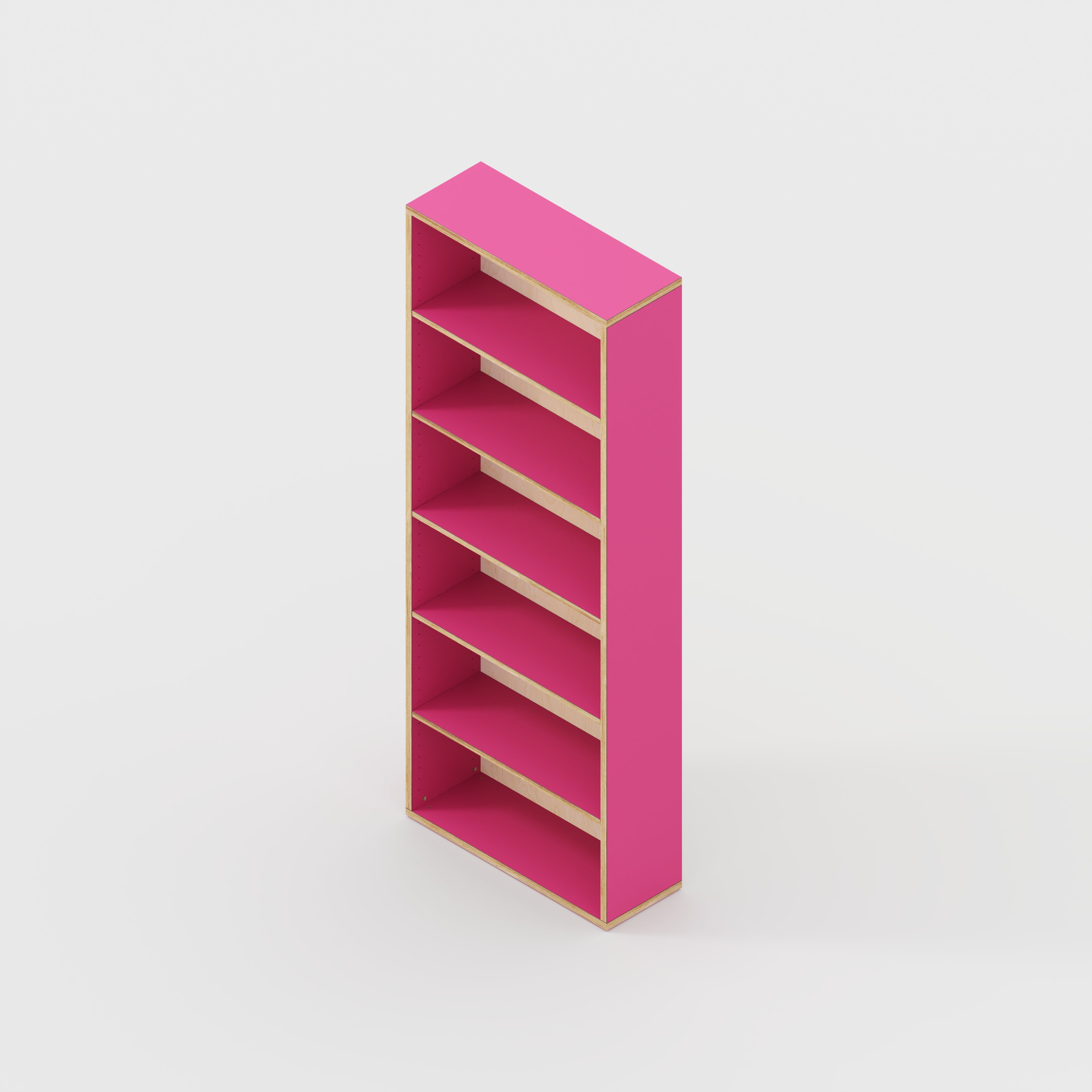 Bookshelves - Formica Juicy Pink - 800(w) x 300(d) x 2100(h)