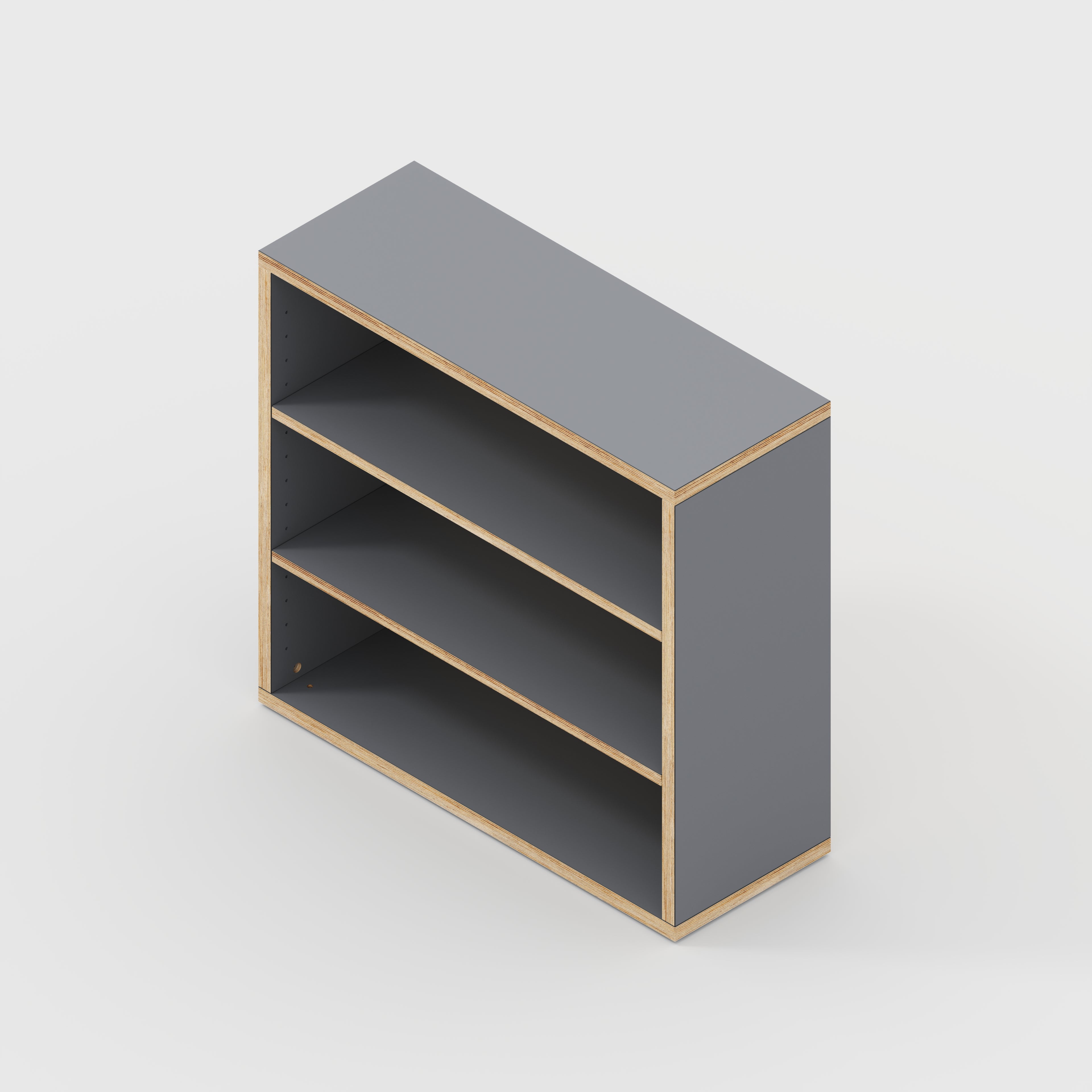 Bookshelves - Formica Tornado Grey - 800(w) x 300(d) x 750(h)