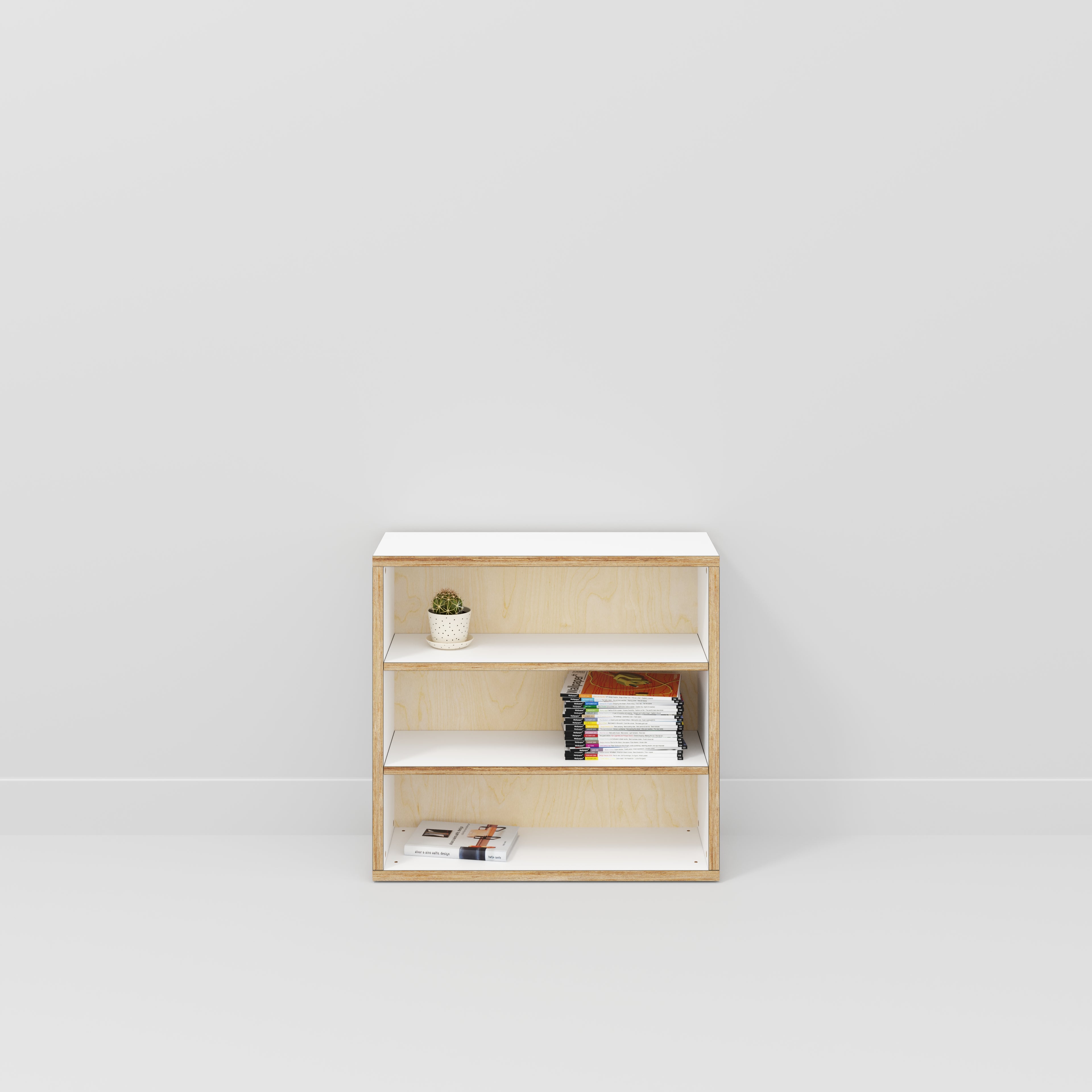 Bookshelves - Formica White - 800(w) x 300(d) x 750(h)
