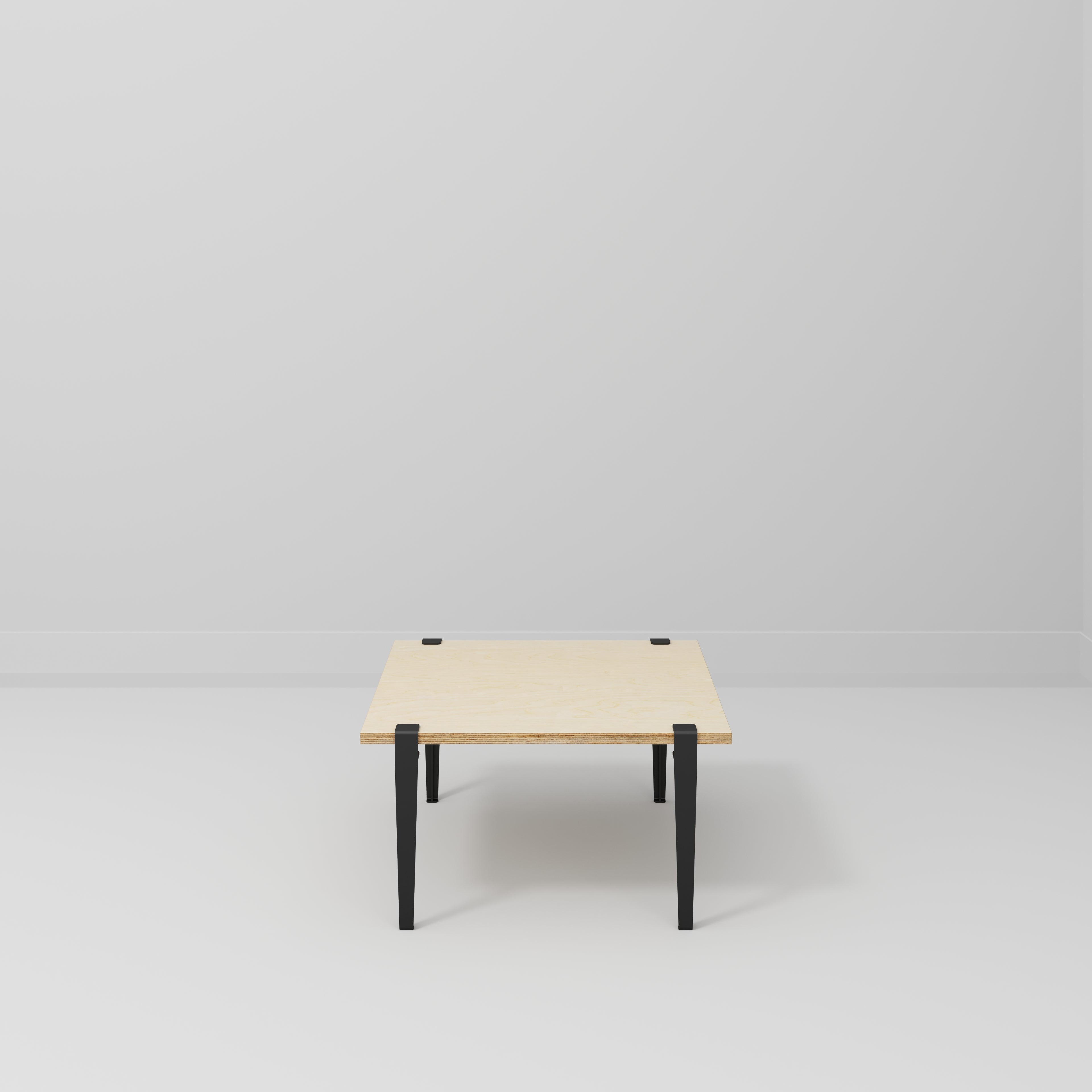 Custom Plywood Coffee Table with Tiptoe Legs